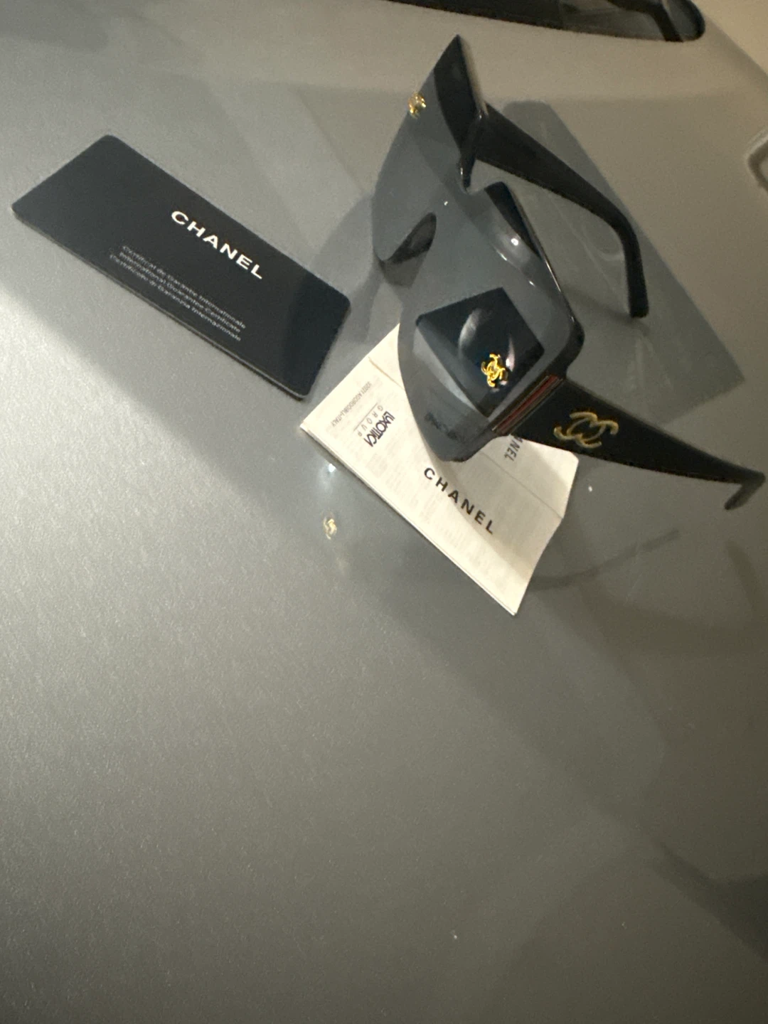 CHANEL Women's Sunglasses - Black Square Frame