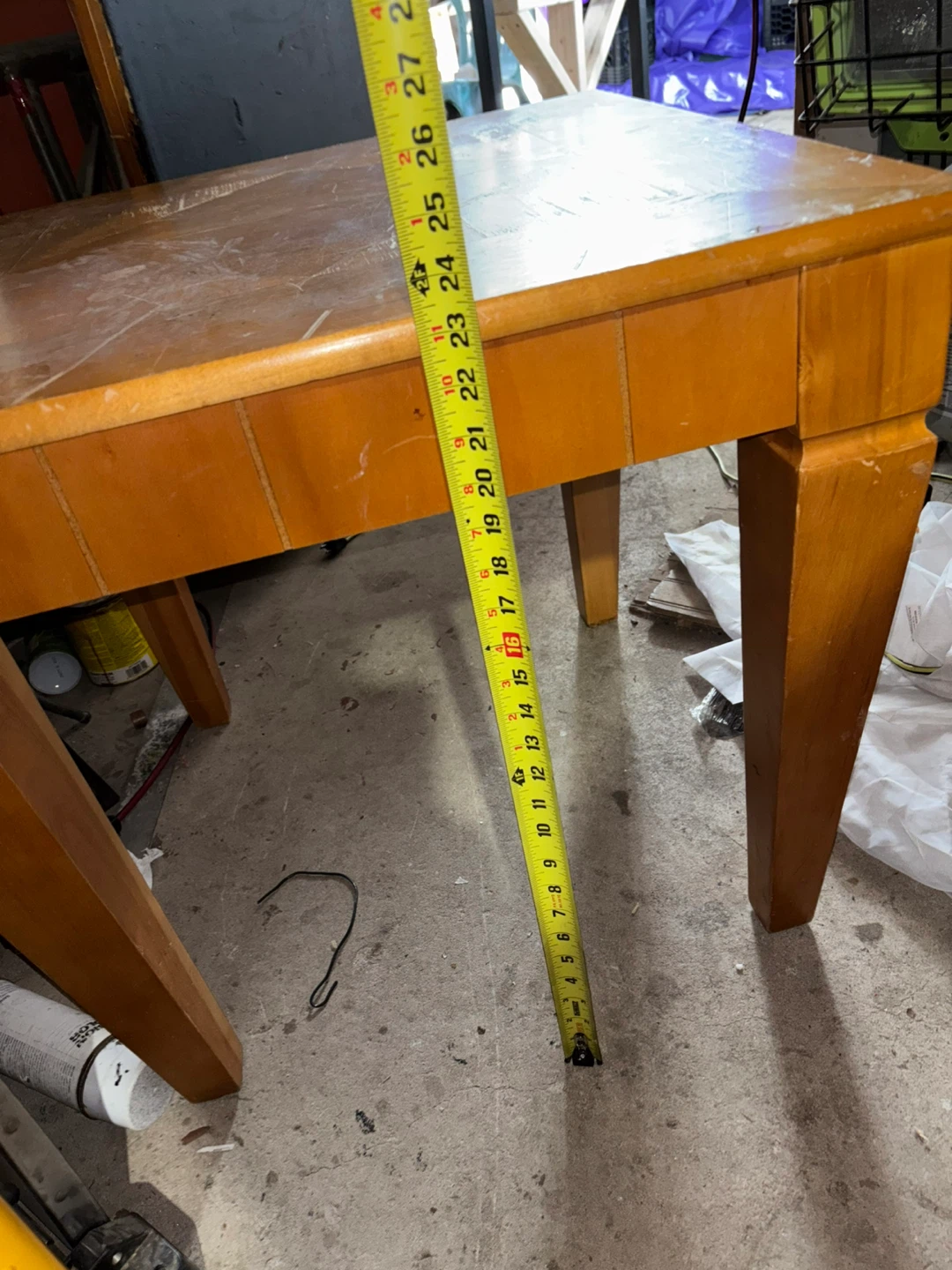 Wooden End Table - photo 2