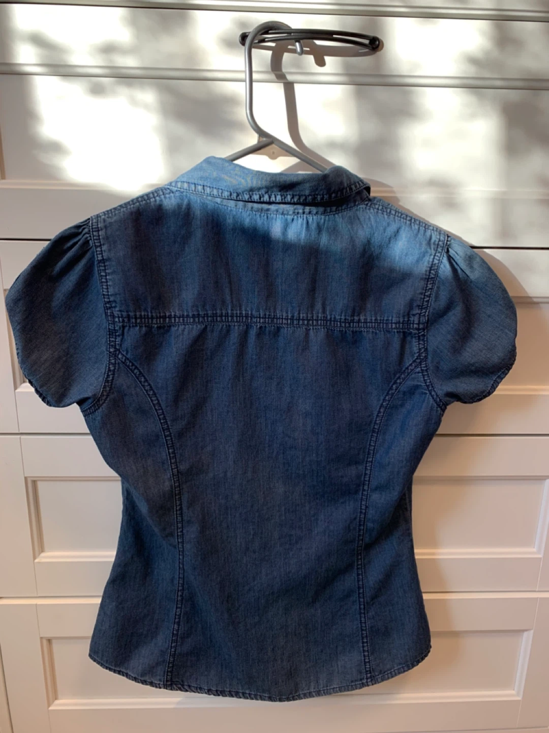 GUESS Denim Button-Up Shirt - photo 2