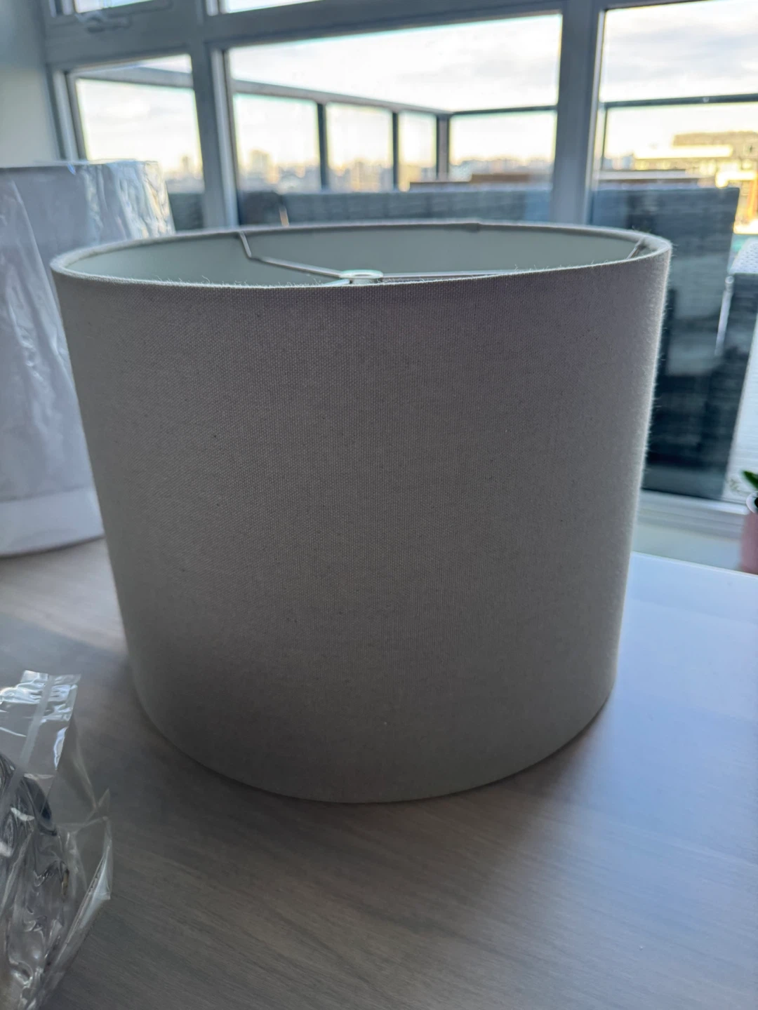 Neutral Drum Lampshade