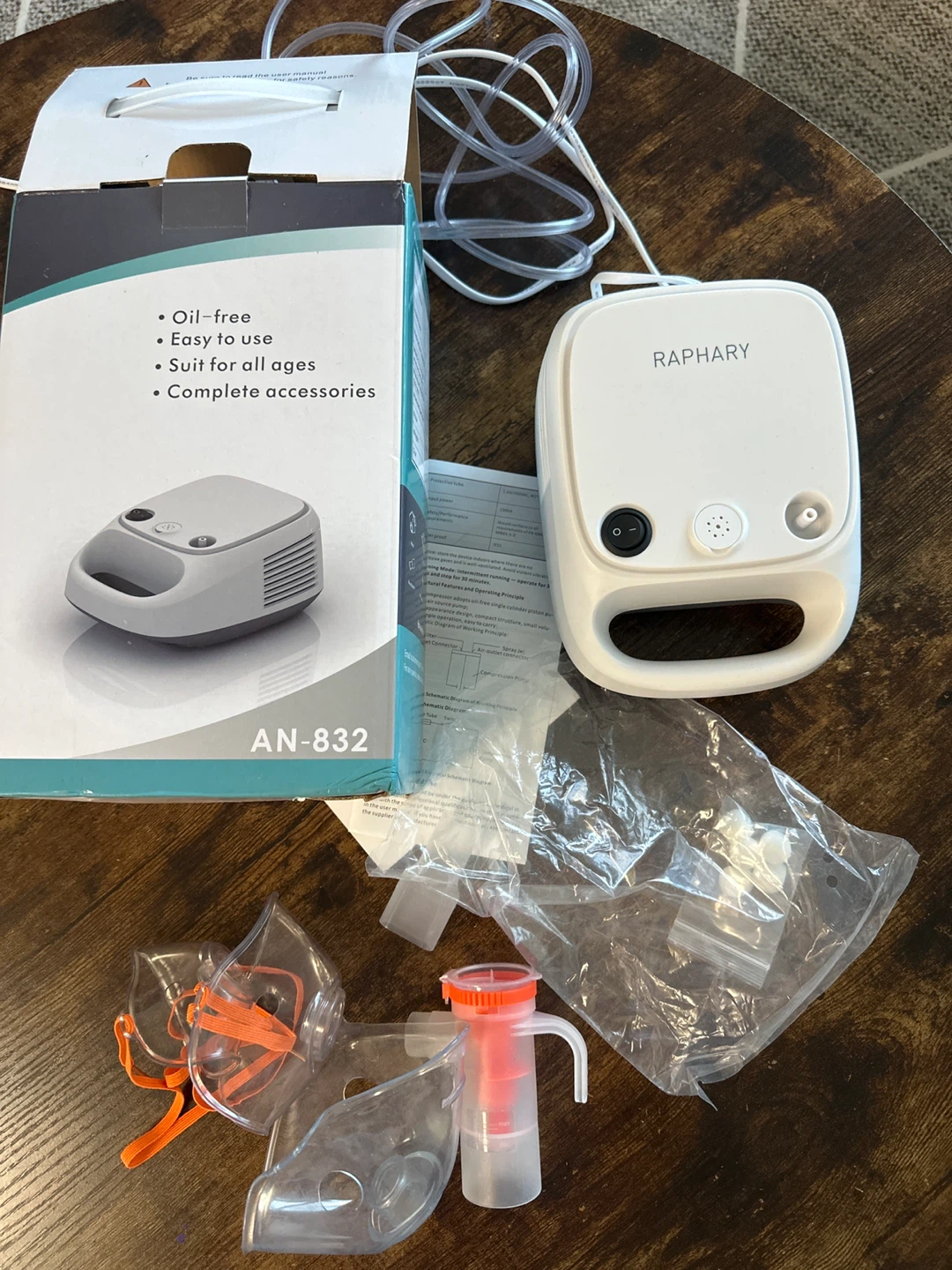 RAPHARY AN-832 Compressor Nebulizer Kit