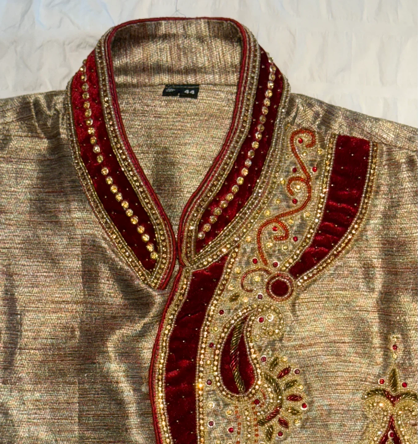 Men’s Indo-Western Sherwani Set (Large) LIKE NEW!