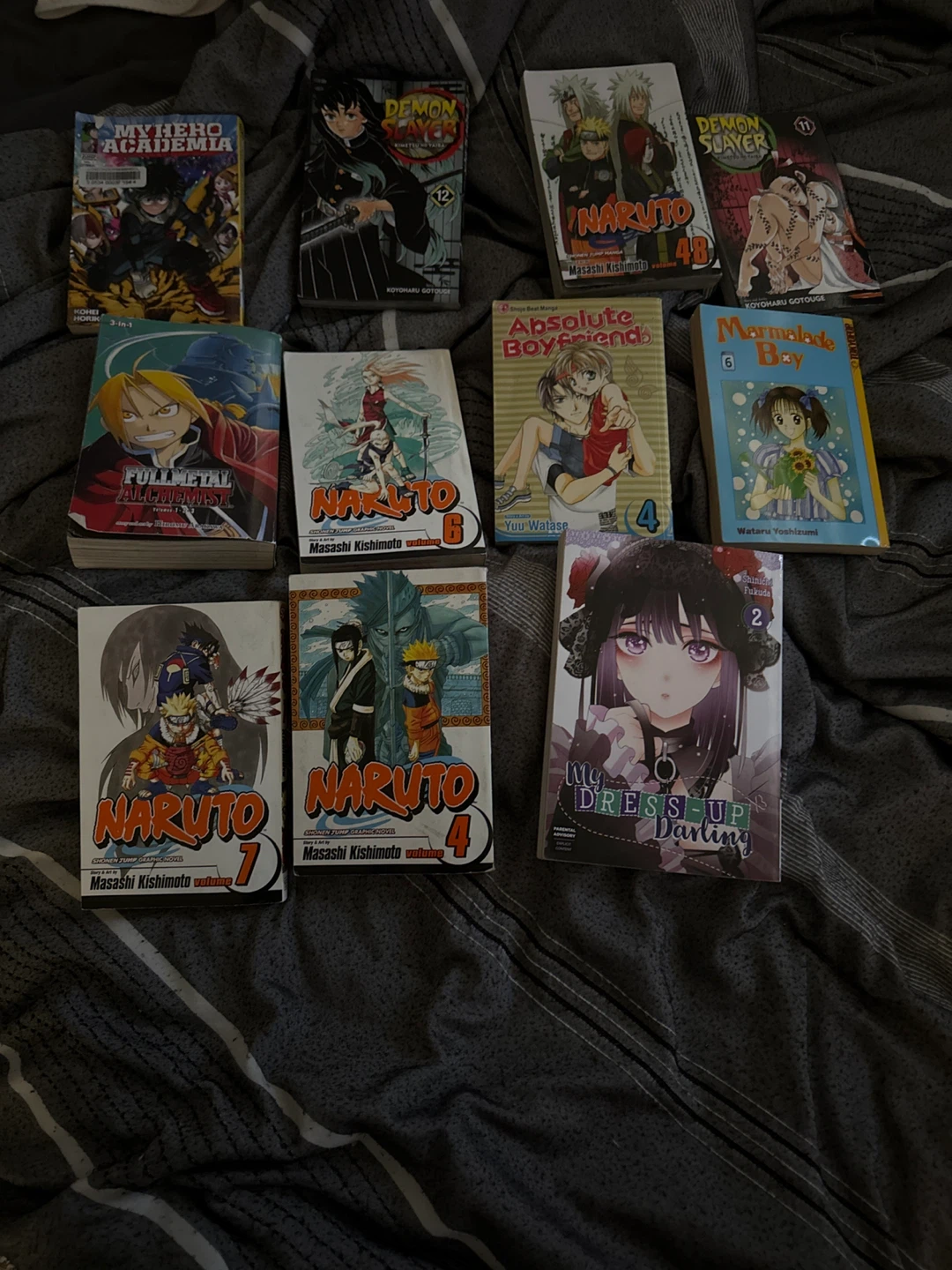 Manga Lot: Naruto, My Hero Academia, Demon Slayer, etc.