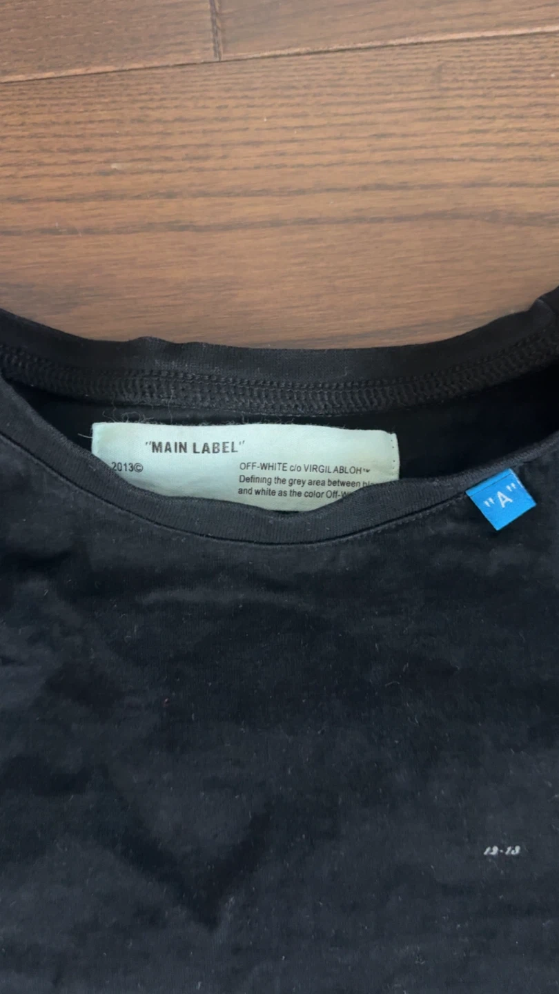 OFF-WHITE Black Cotton T-Shirt Fall-Winter 2020 - photo 3