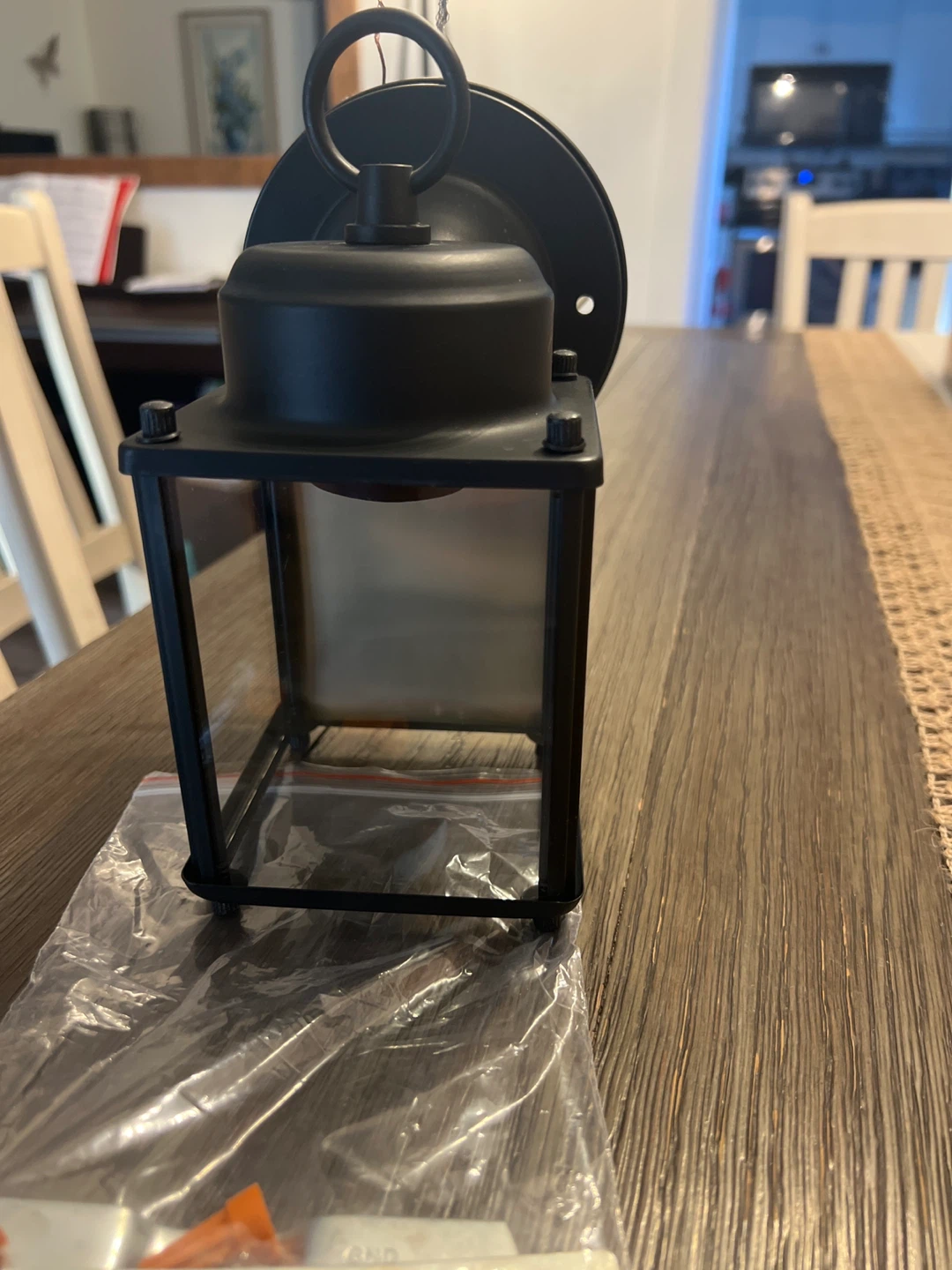 Black Outdoor Wall Lantern