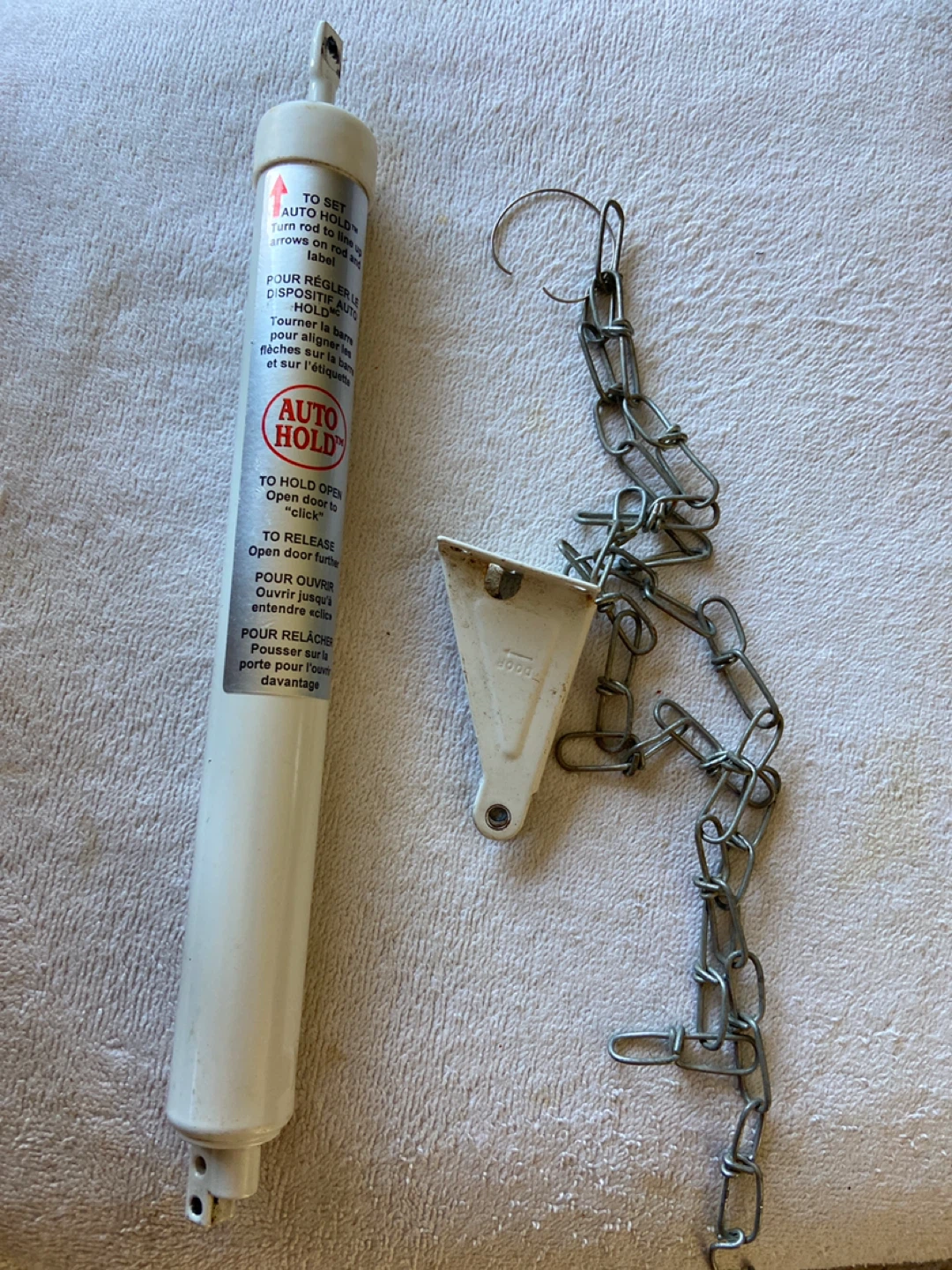 Auto Hold Door Closer with Chain