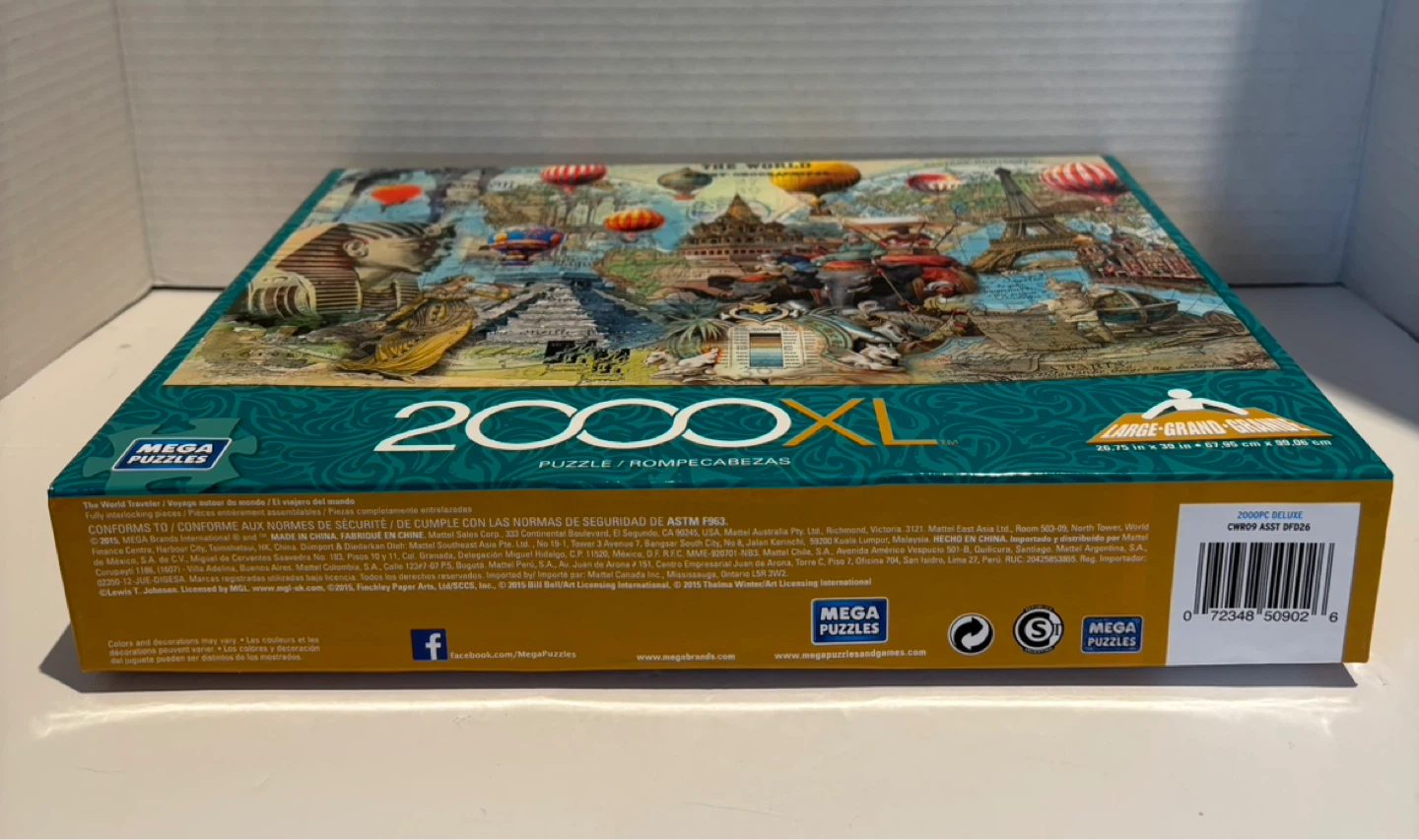 Mega Puzzles The World Traveler 2000 XL Puzzle - photo 2