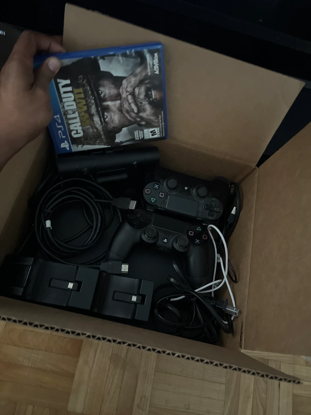 PlayStation 4 Controllers and Call of Duty WWII Game