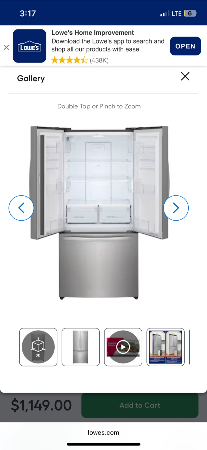 Frigidaire French Door Refrigerator with Ice Maker - photo 4