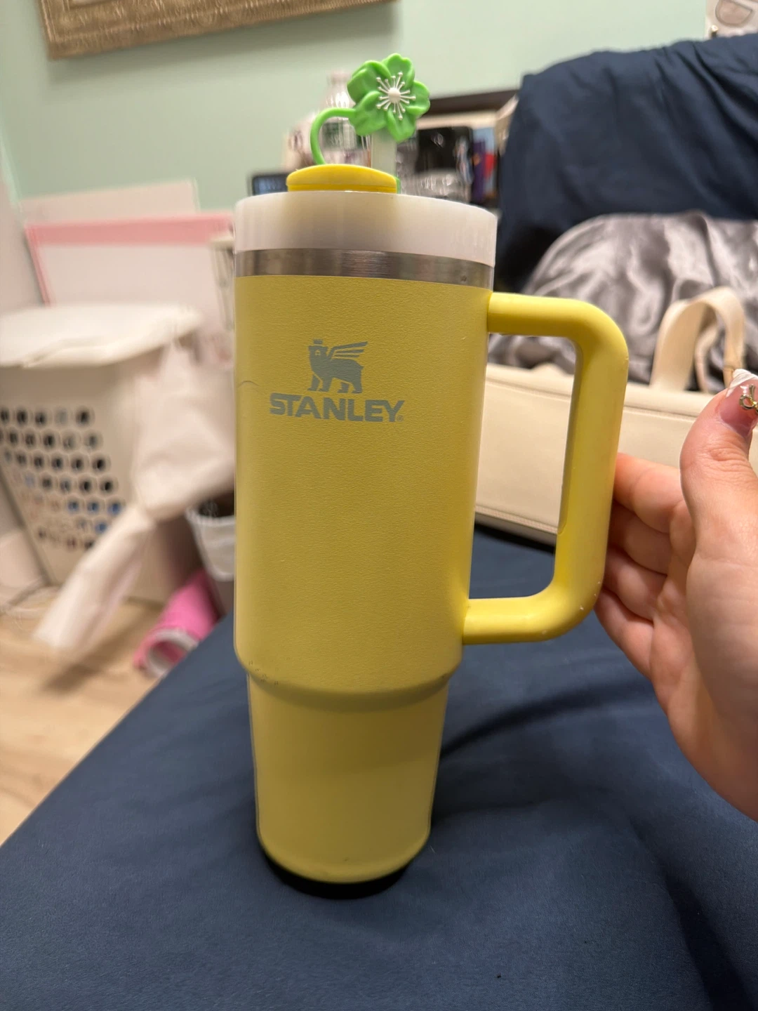 Stanley Yellow Tumbler with Handle - photo 2