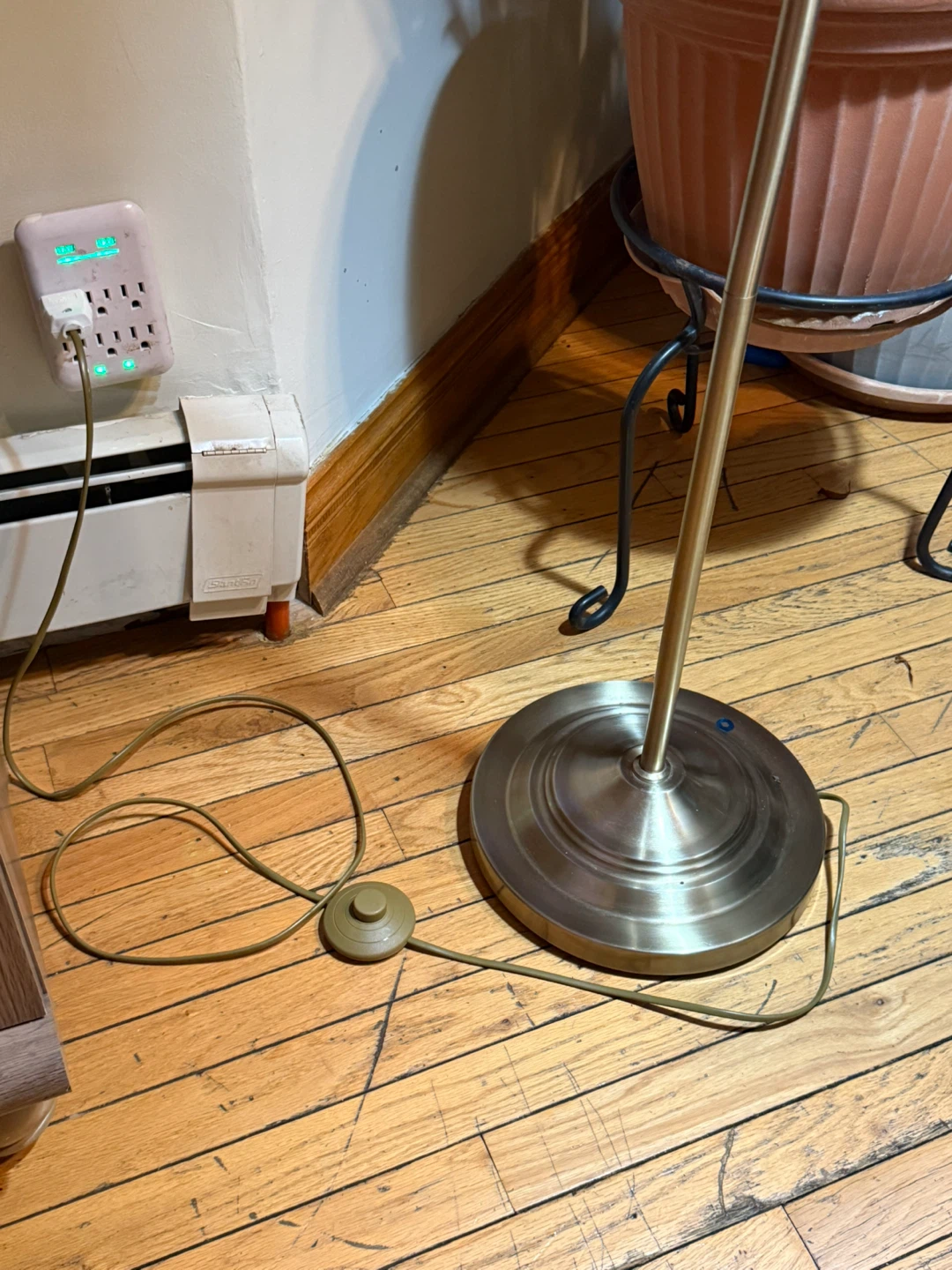 Modern Adjustable Floor Lamp – Metal Task/Reading Light - photo 5
