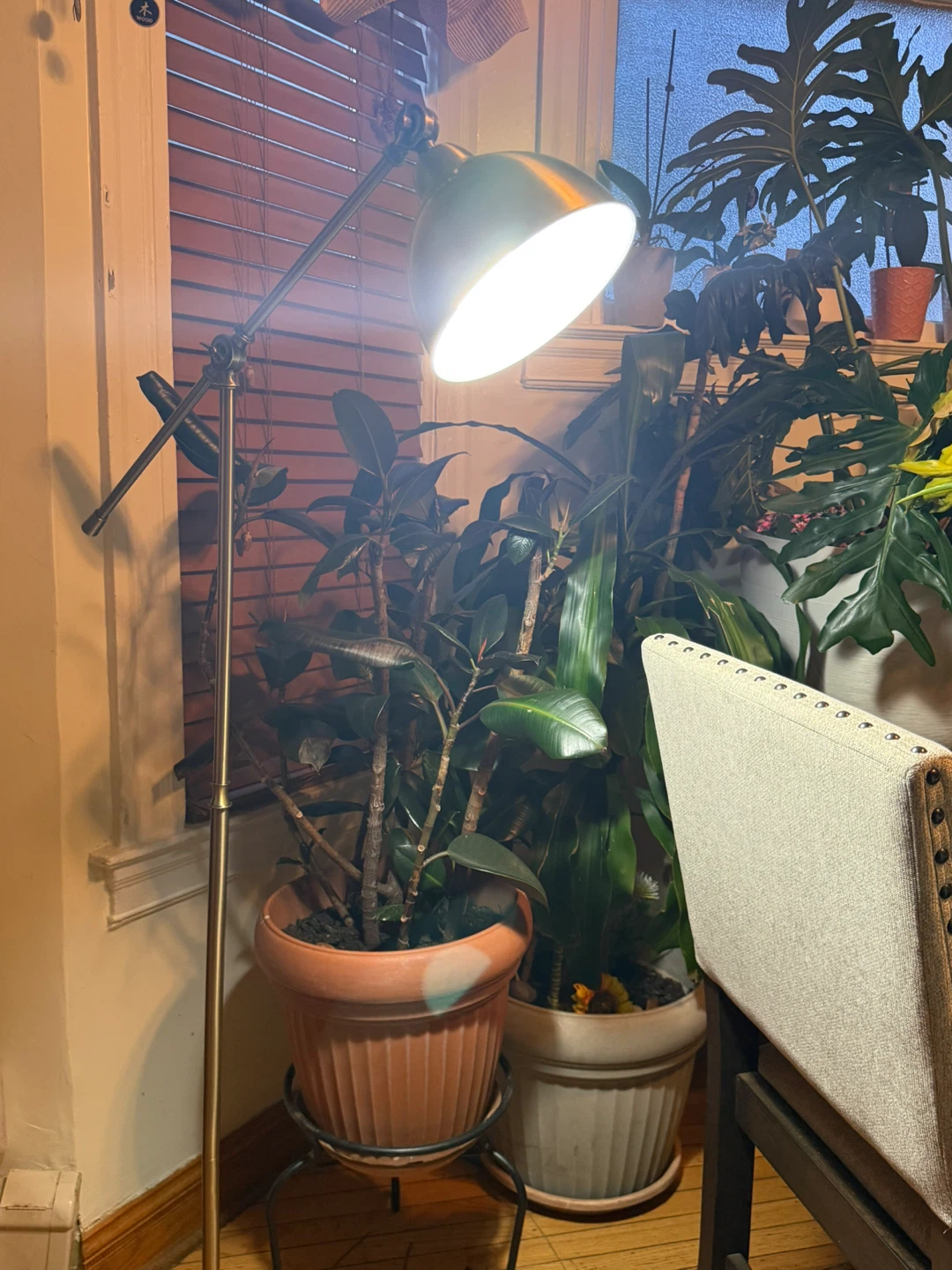 Modern Adjustable Floor Lamp – Metal Task/Reading Light - photo 2