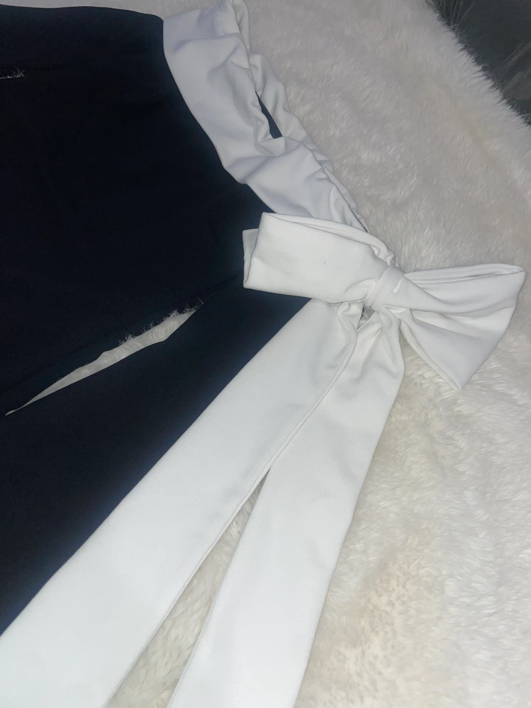 Black and White Graduation Dress - photo 3