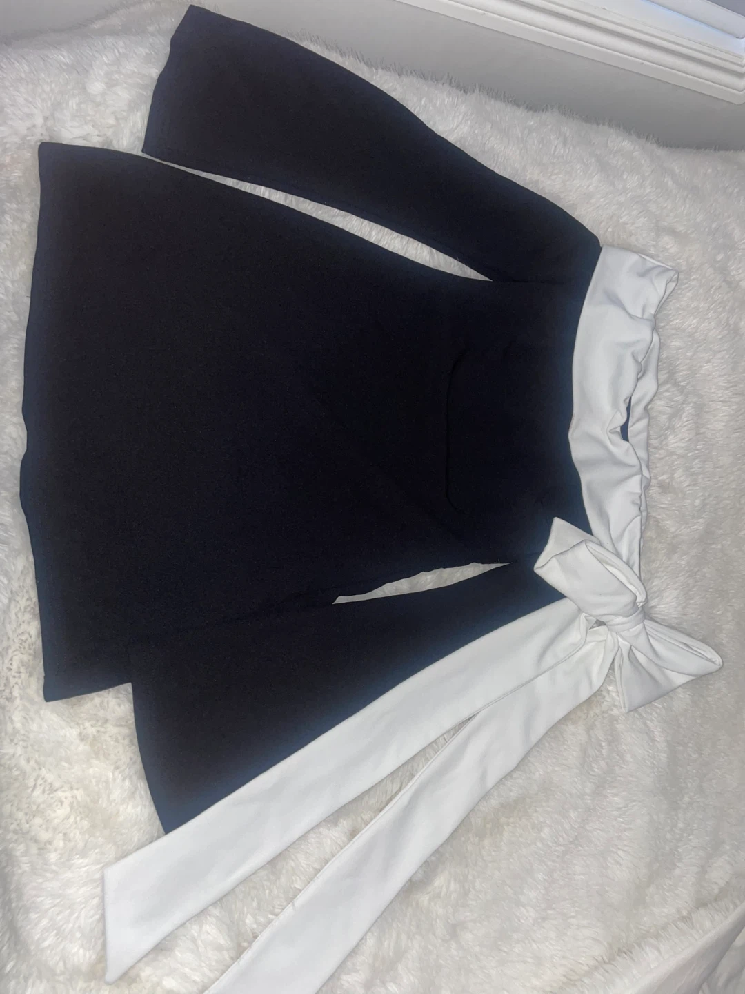 Black and White Graduation Dress