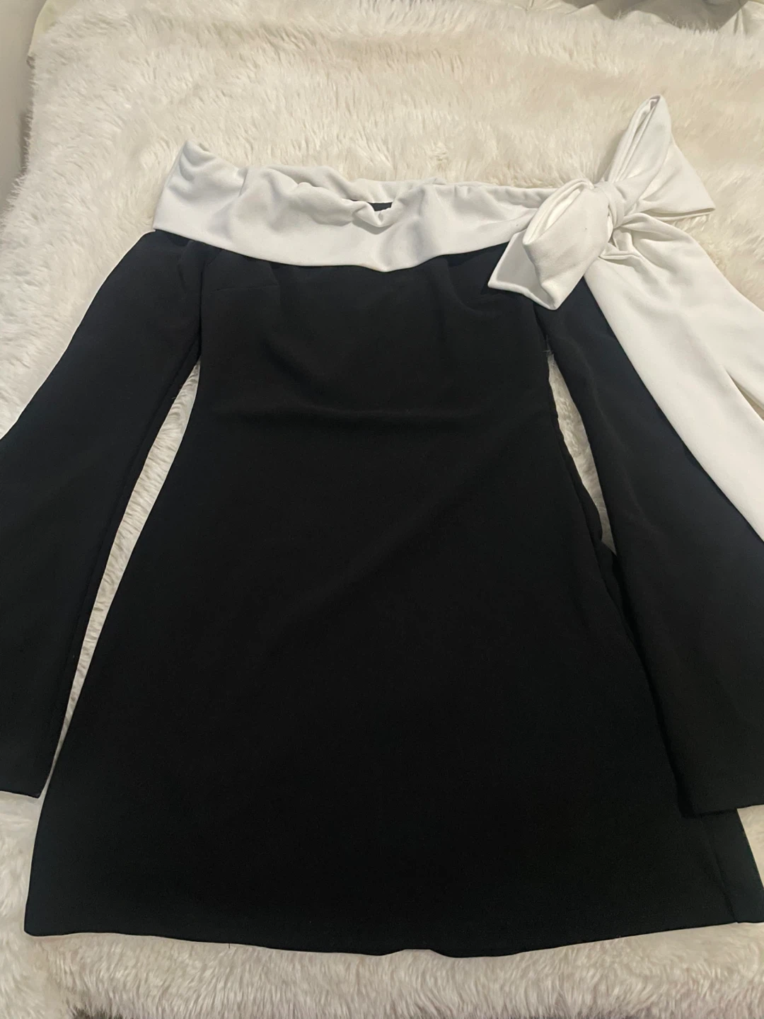 Black and White Graduation Dress - photo 2