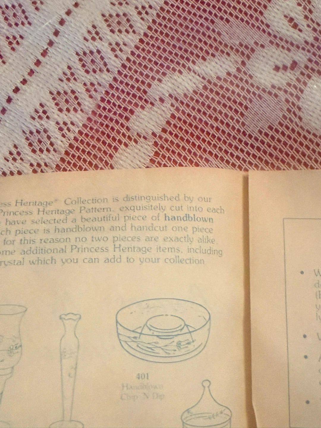 Princess House Heritage Crystal Chip N Dip Bowl - photo 3