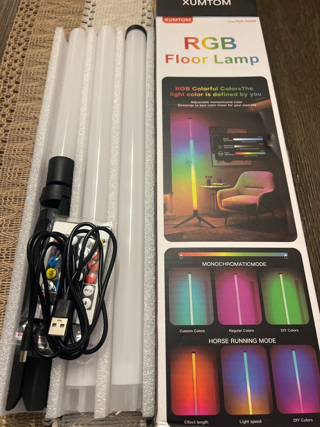 Xumtom RGB Floor Lamp with Remote