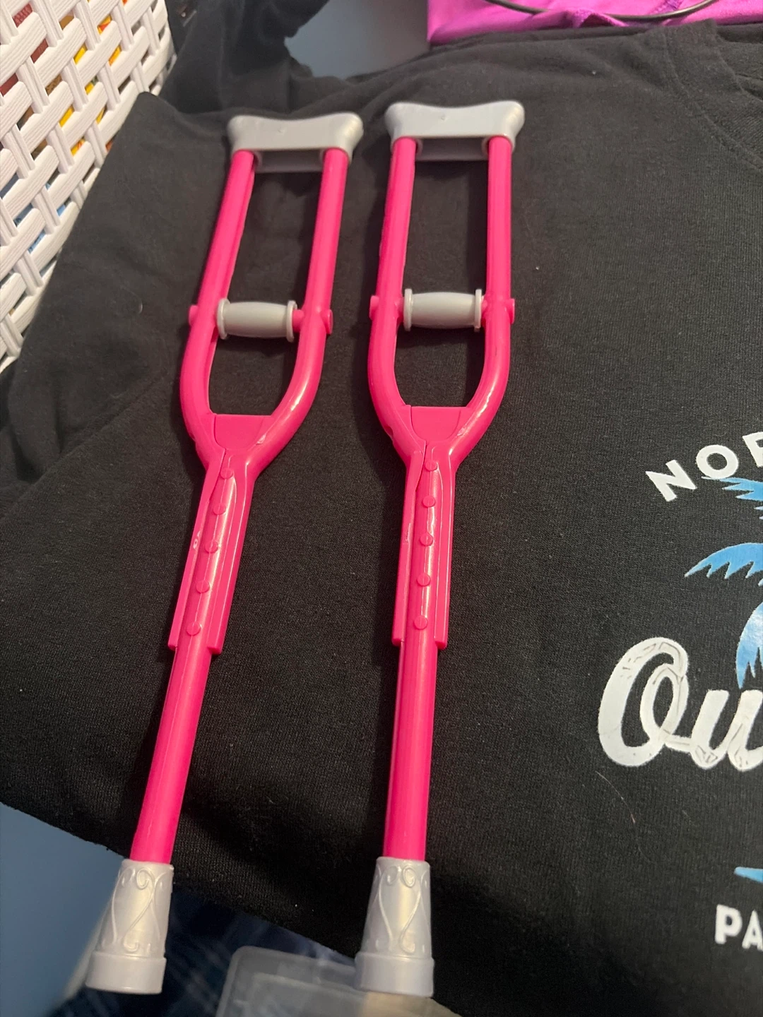 Kids Pink my life Crutches - photo 2