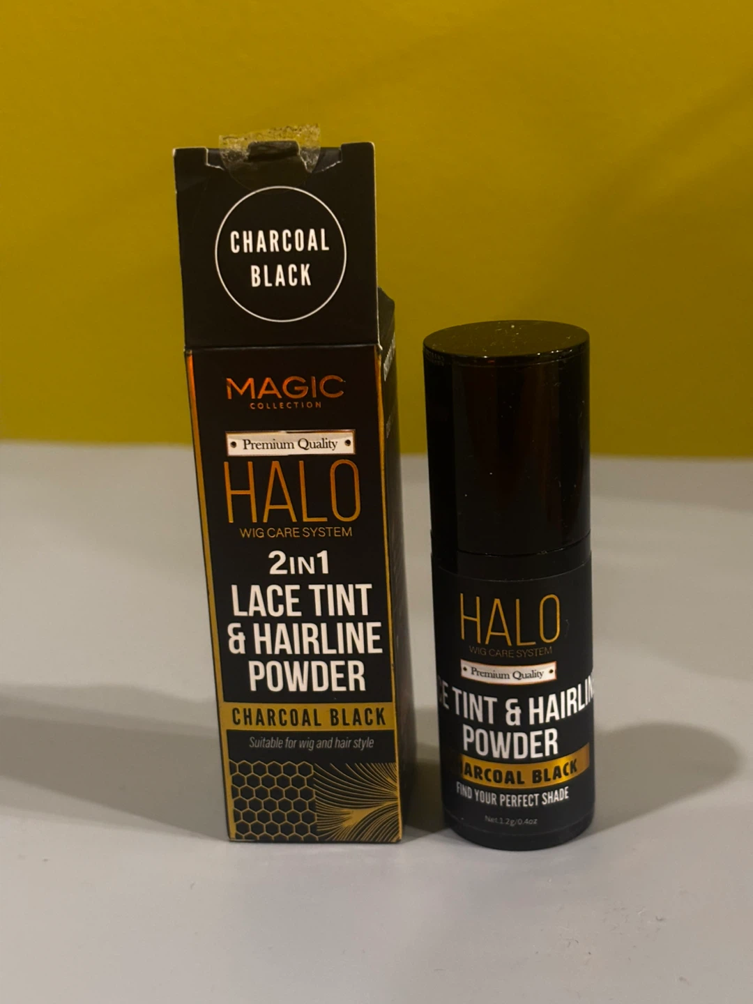 Magic Collection Halo 2in1 Lace Powder - Charcoal Black - photo 5