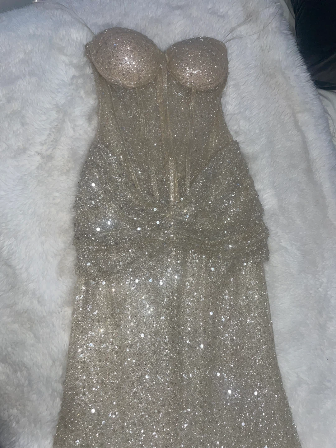 Sparkly Corset Prom Dress - photo 2