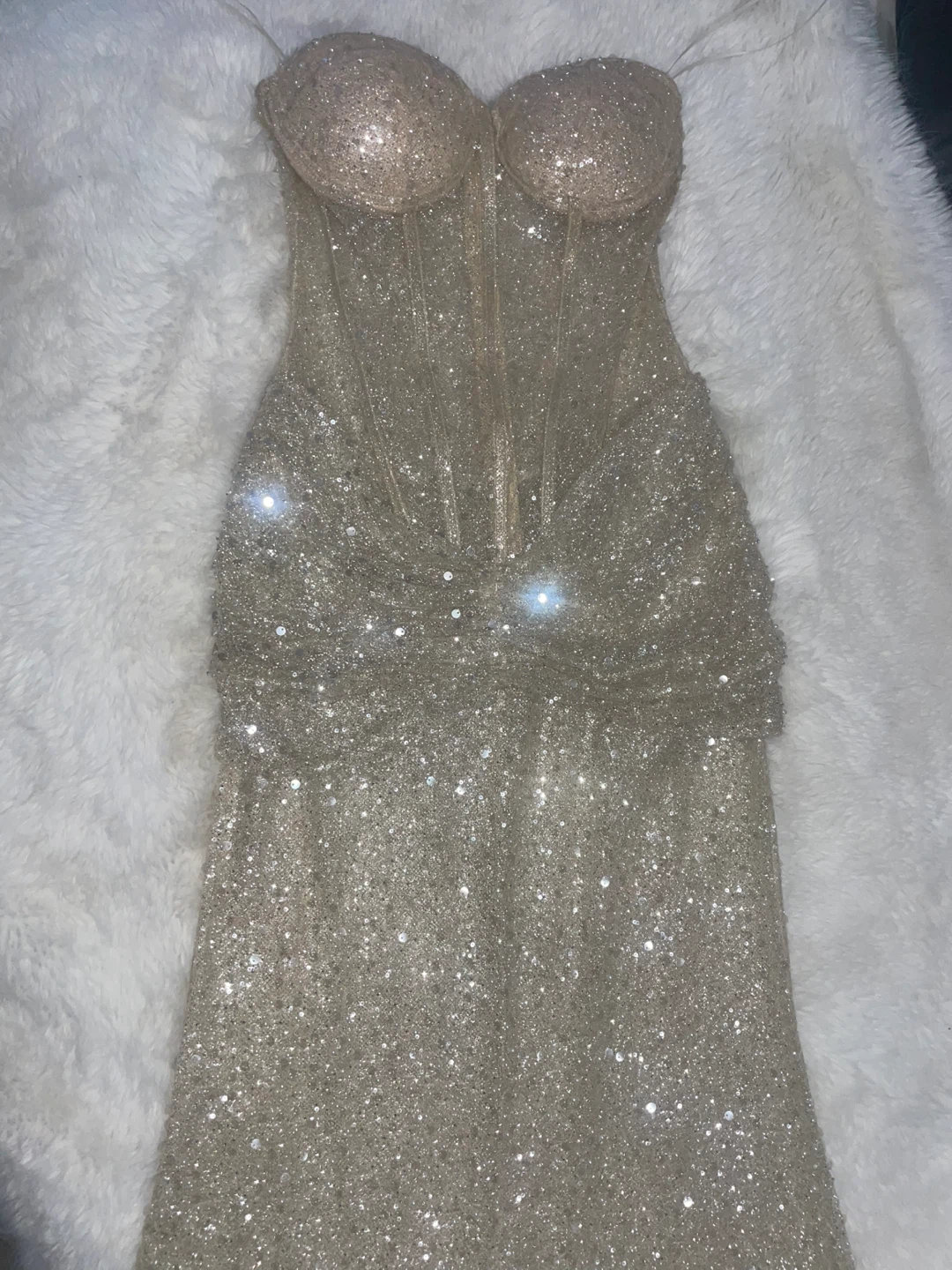 Sparkly Corset Prom Dress
