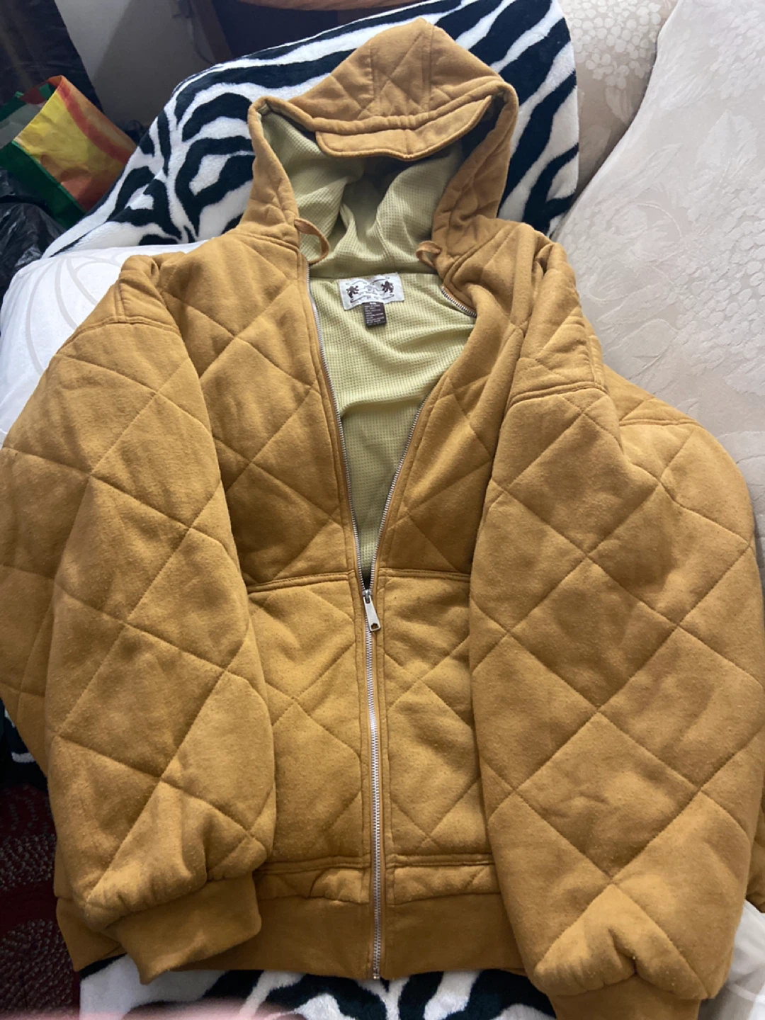 PJ Mark Quilted Hooded Jacket - 5XL - photo 2