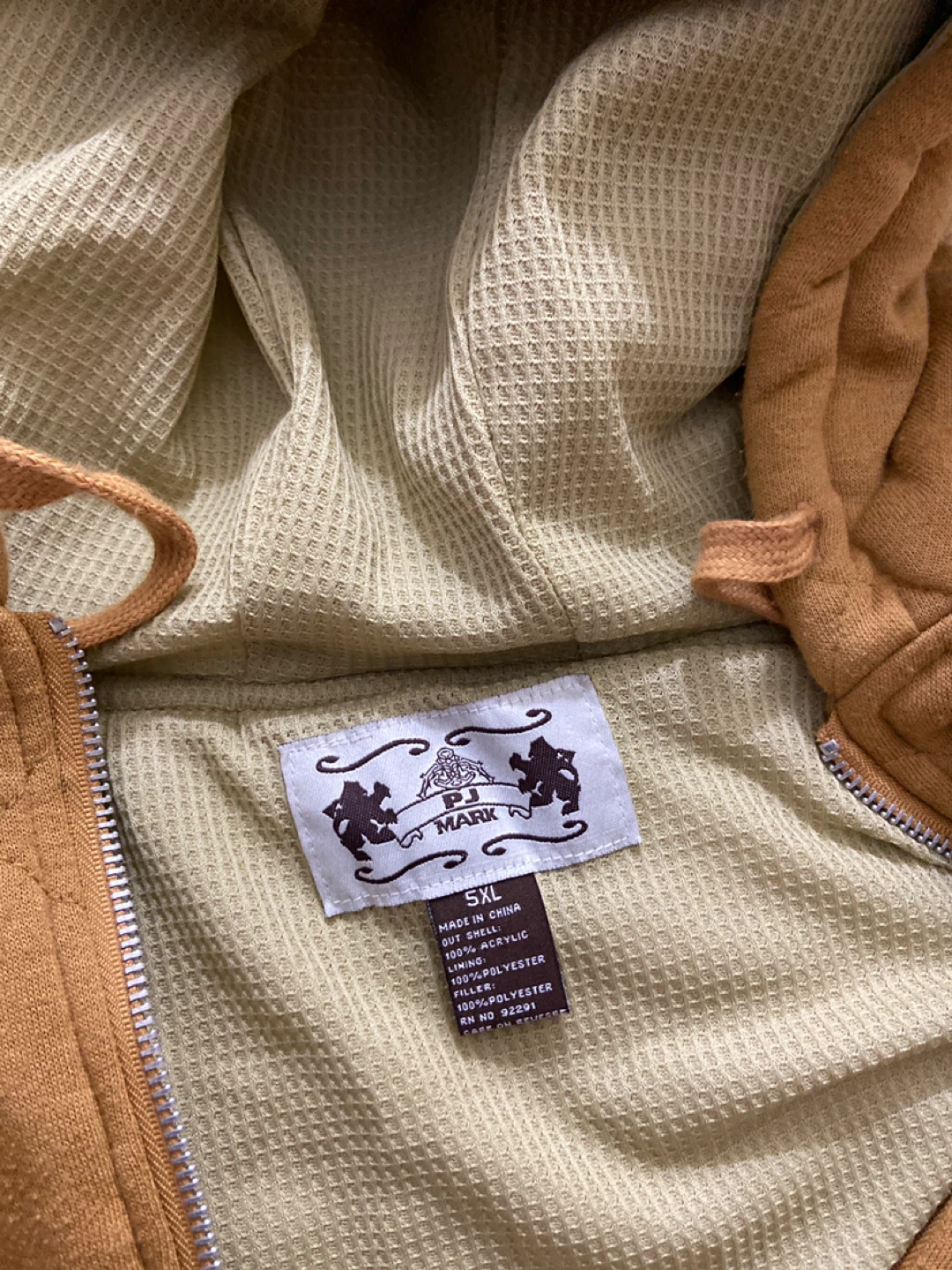 PJ Mark Quilted Hooded Jacket - 5XL