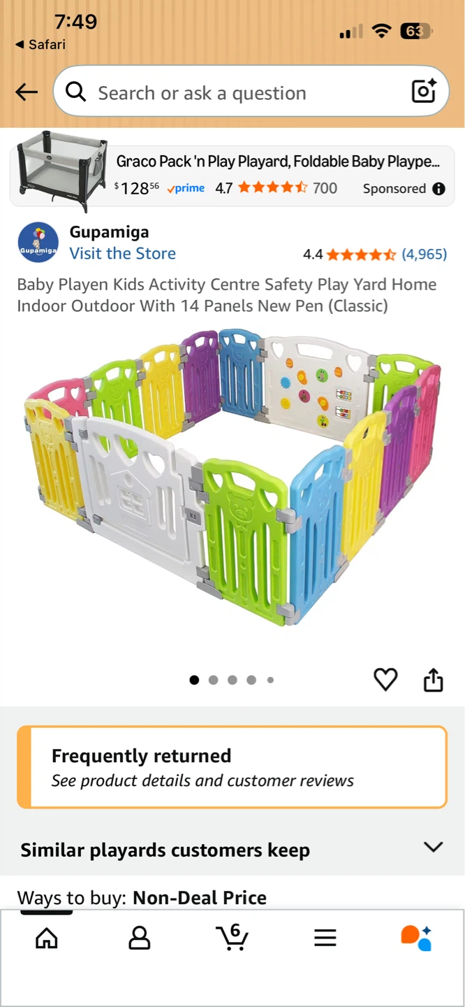 Baby Playpen Kids Activity Centre Safety Play Yard 14 Panels