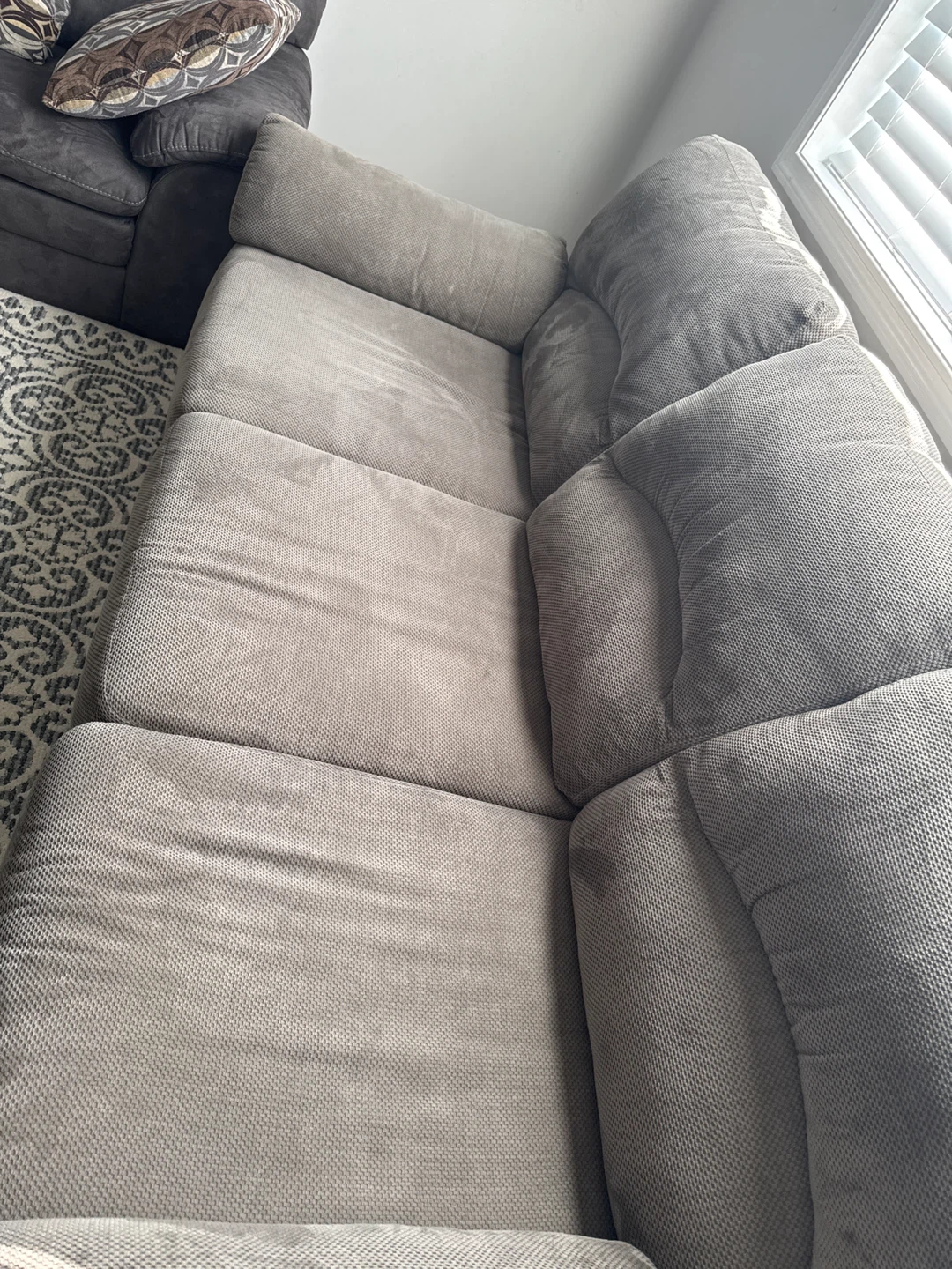 Grey Fabric Sofa - photo 2