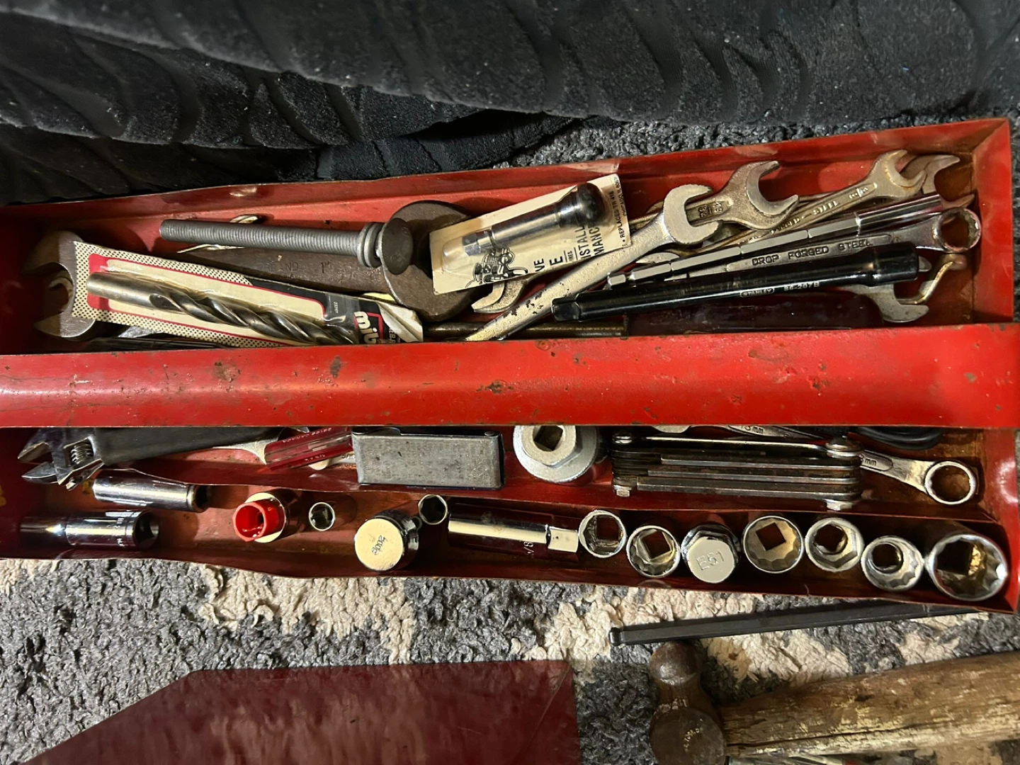 Assorted Hand Tools & Socket Set