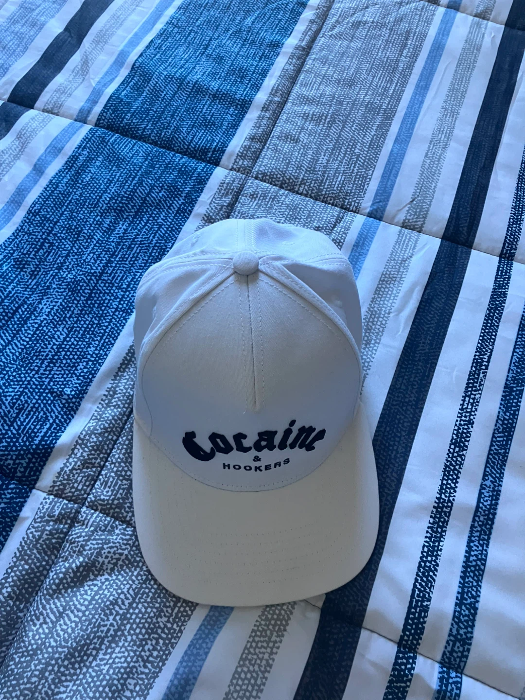 Golf Gods White 'Cocaine & Hookers' Baseball Cap - photo 3
