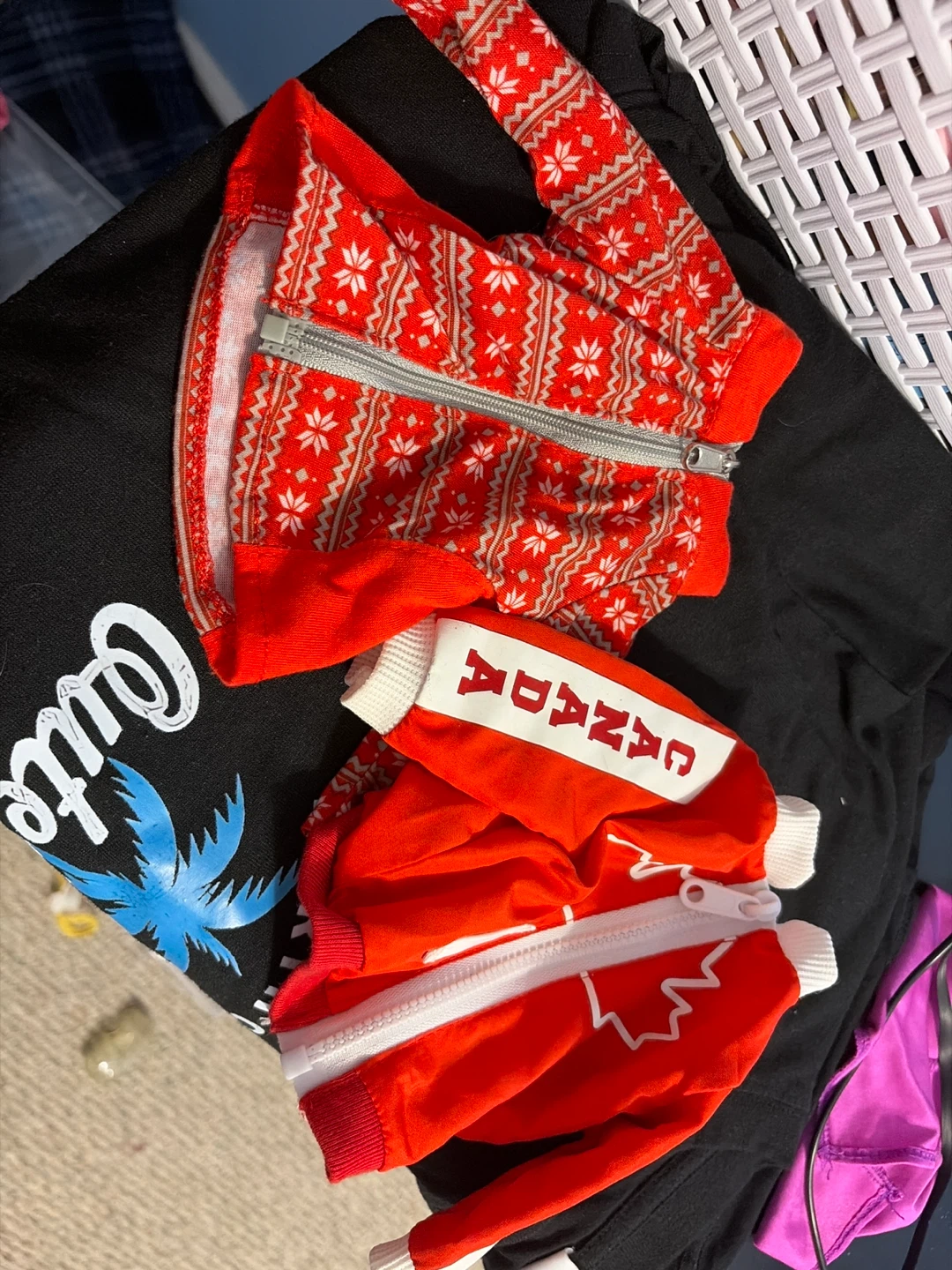 Canada Maple Leaf Doll Sweaters (2)