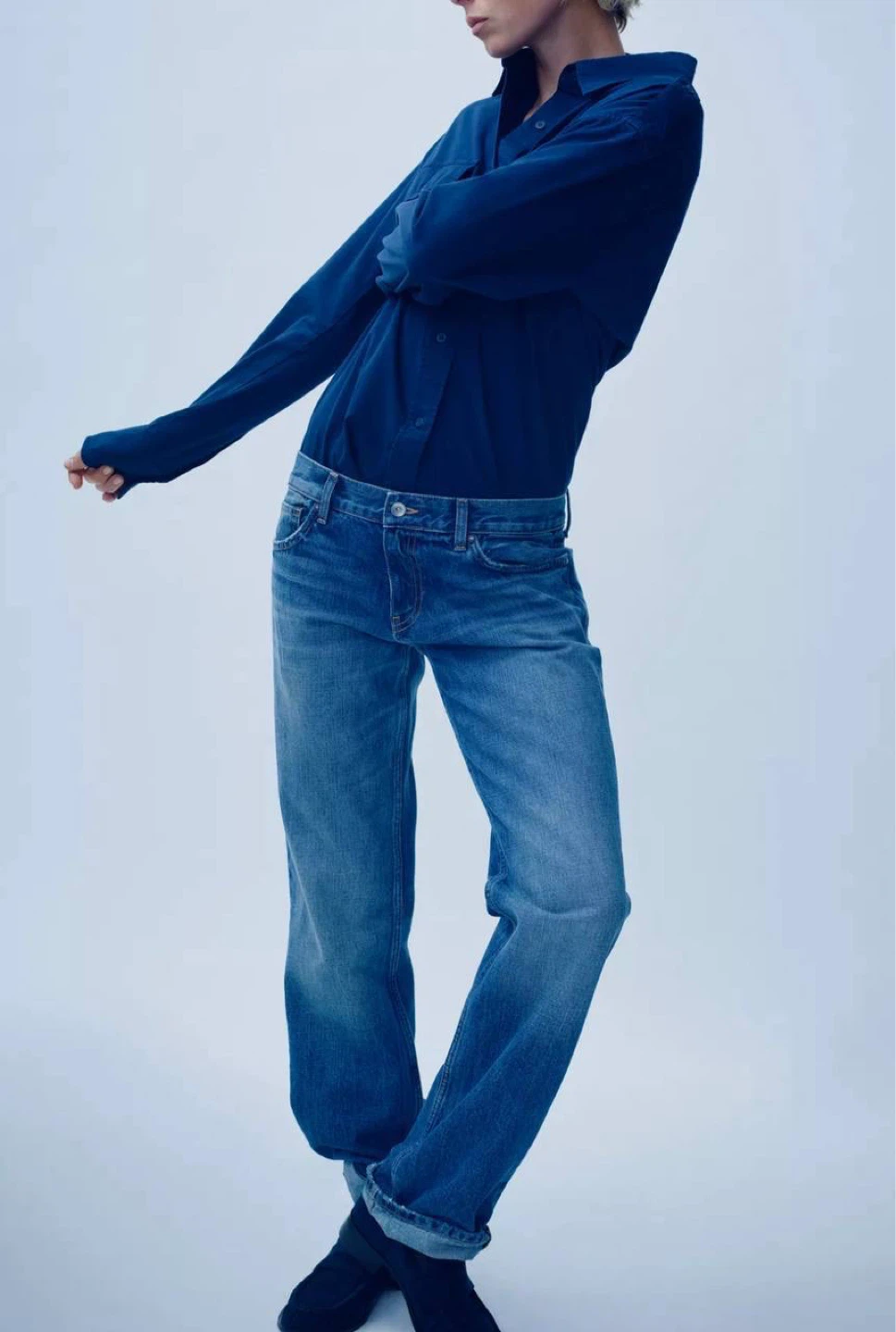Zara Low-Rise Blue Jeans – Size 29 (CA 8) - photo 3