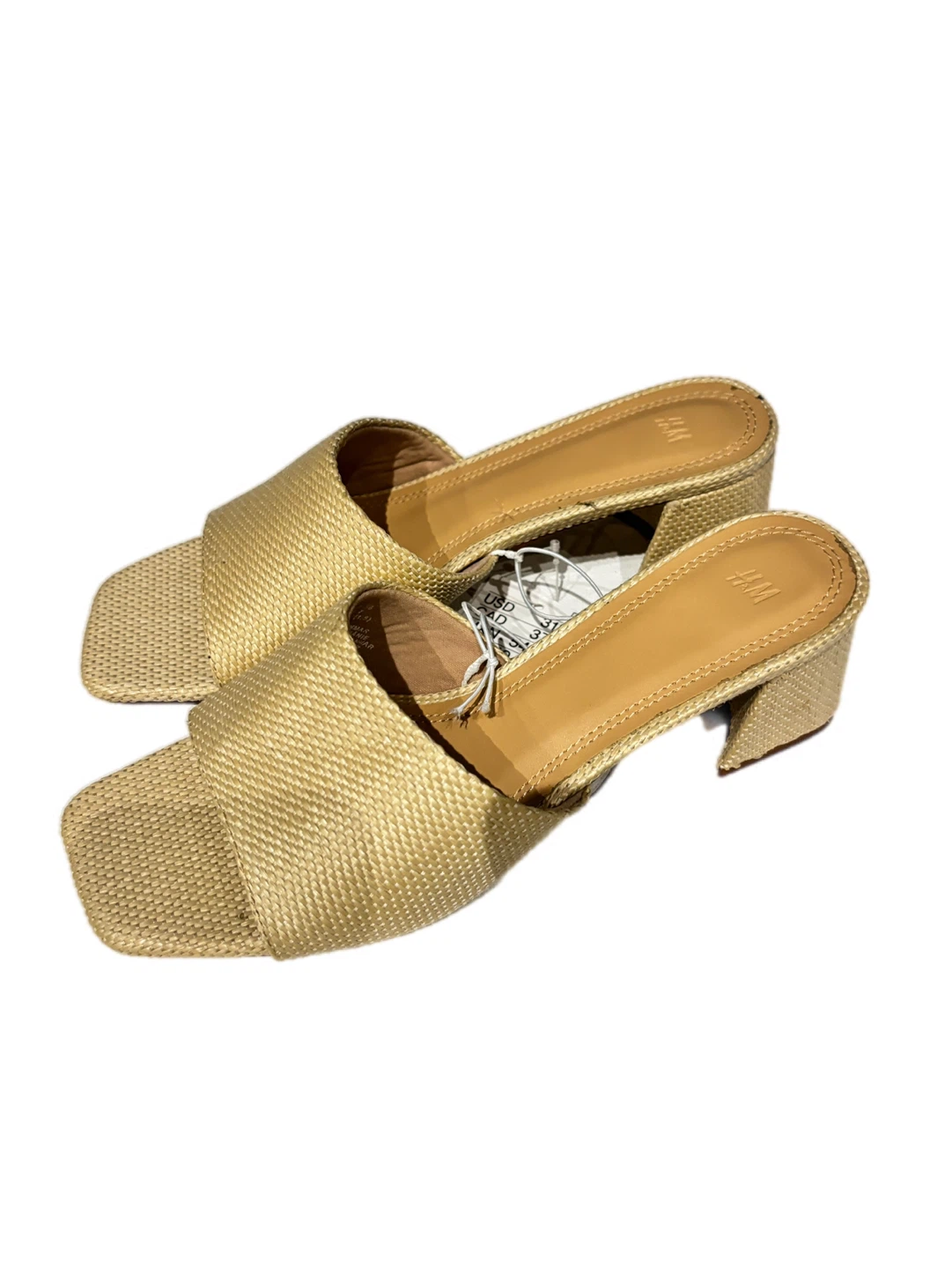 H&M Woven Block Heel Mules - photo 3