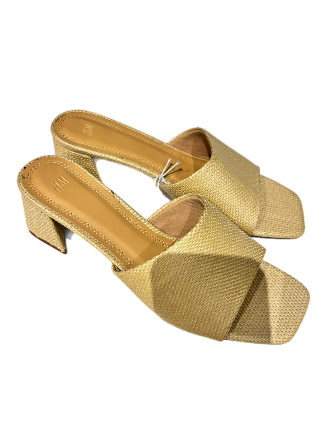H&M Woven Block Heel Mules - photo 2