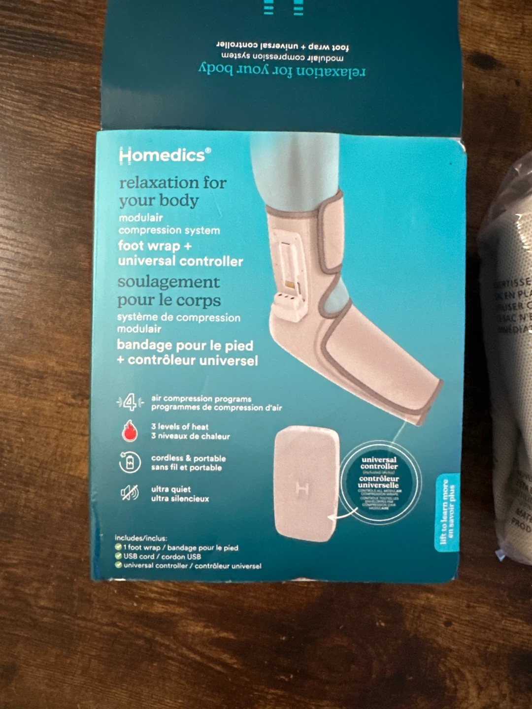 HoMedics Foot Wrap + Universal Controller Compression System