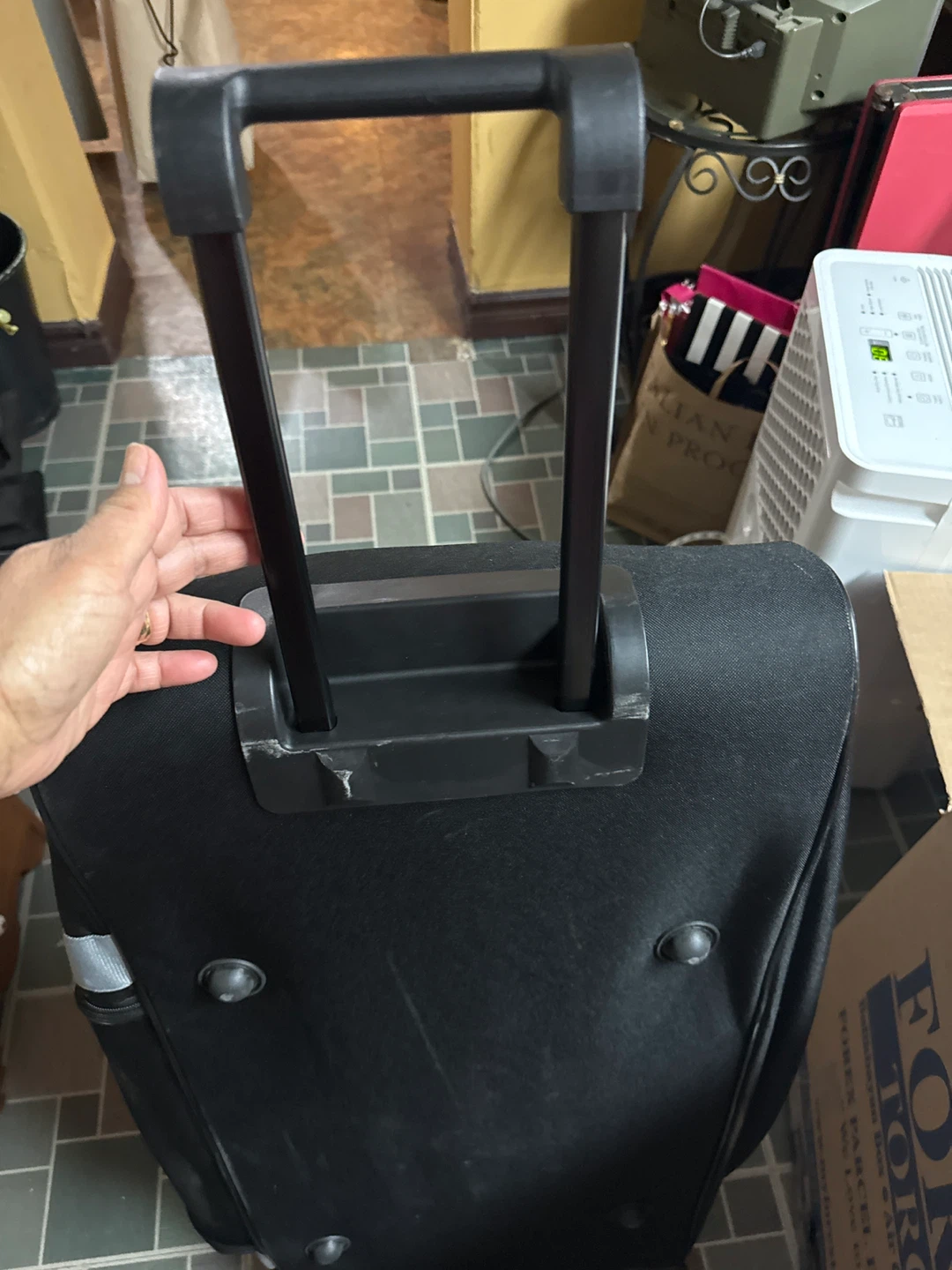 Black Rolling Suitcase - photo 2