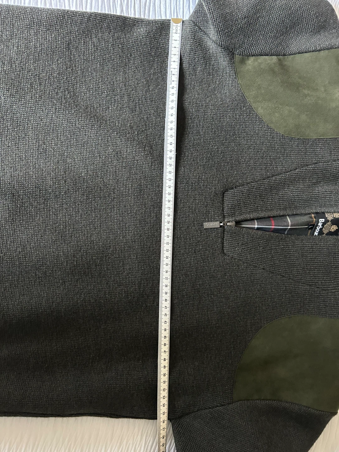 Barbour Storm Half Zip Merino Wool Sweater - photo 4