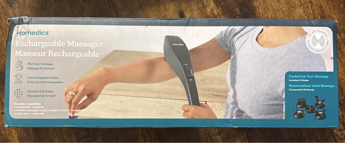 HoMedics Rechargeable Deep Tissue Percussion Massager