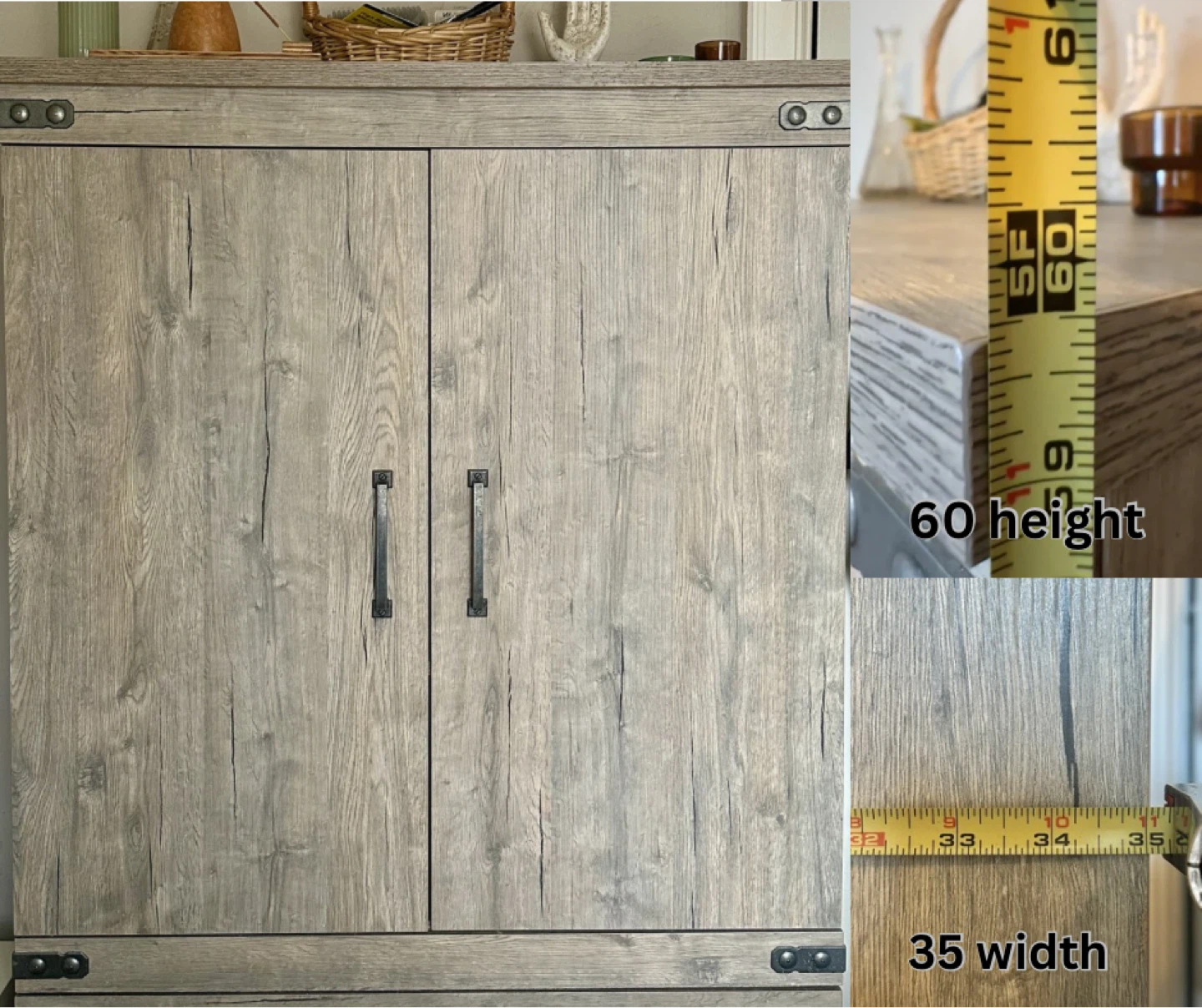Bedroom Set- Queen Bedframe, Dresser with Large Mirror, Armoire - photo 5