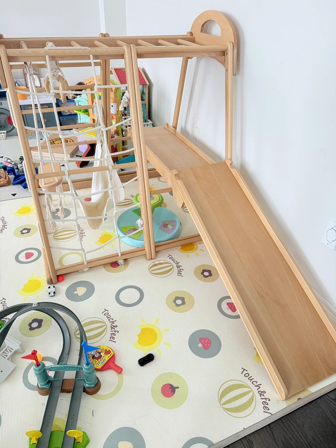 Bolin Bolon Wooden Pikler Triangle with Slide - photo 2