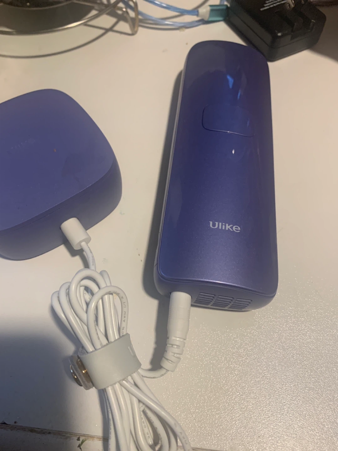 Ulike Purple Hair Removal Device with Charging Base
