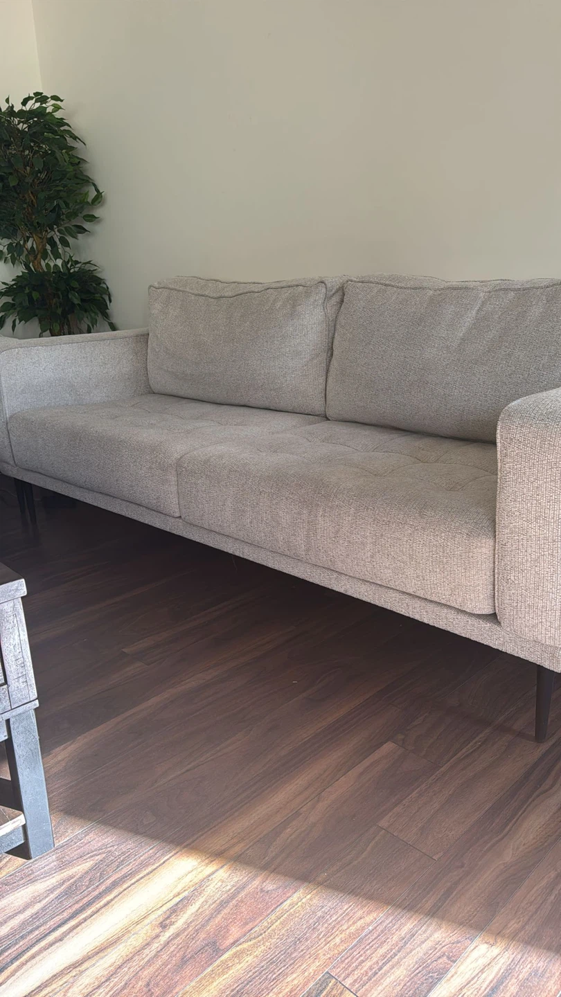 Light Beige couch and love seat