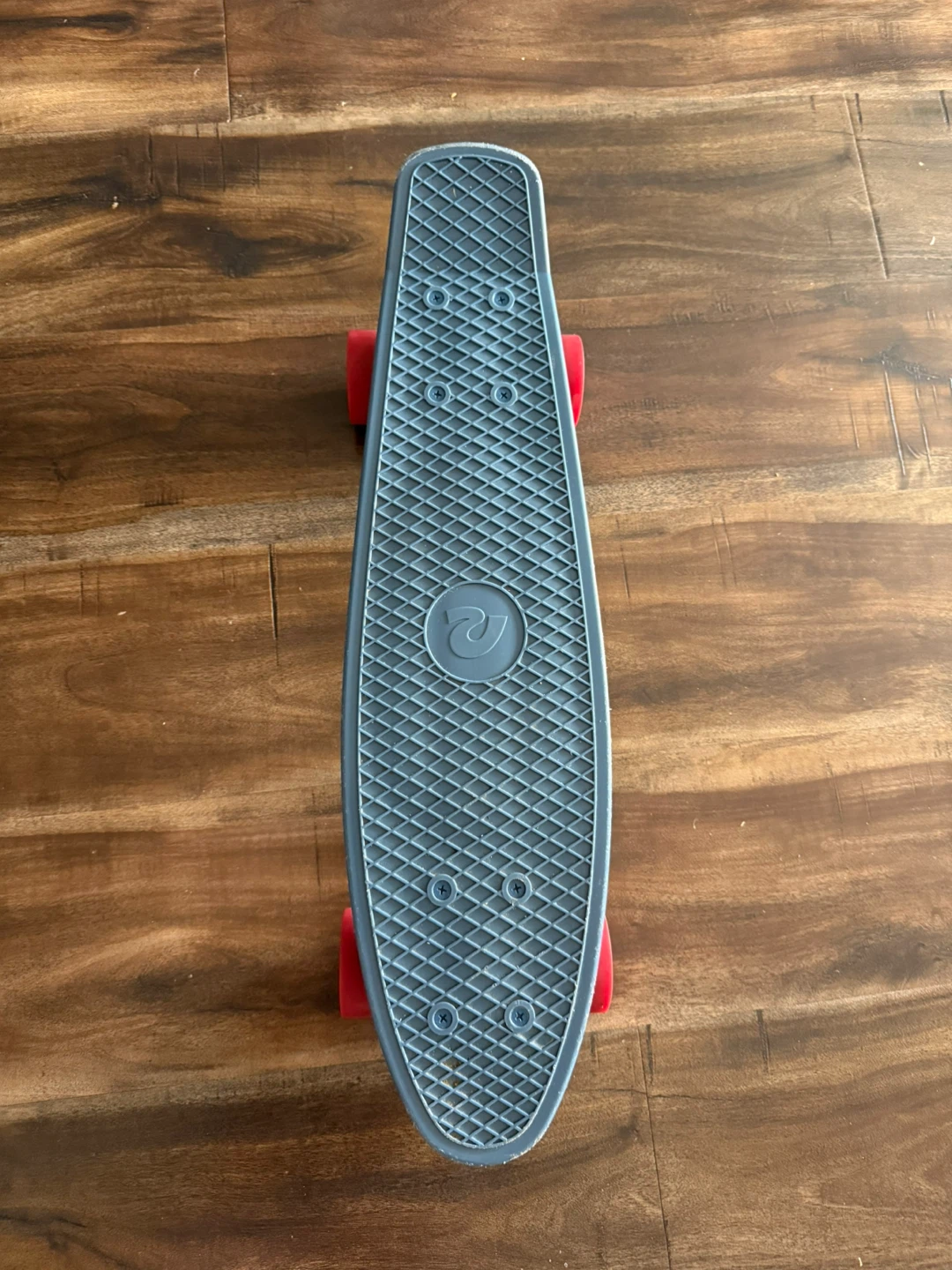 Penny Board Skateboard - Blue with Red Wheels