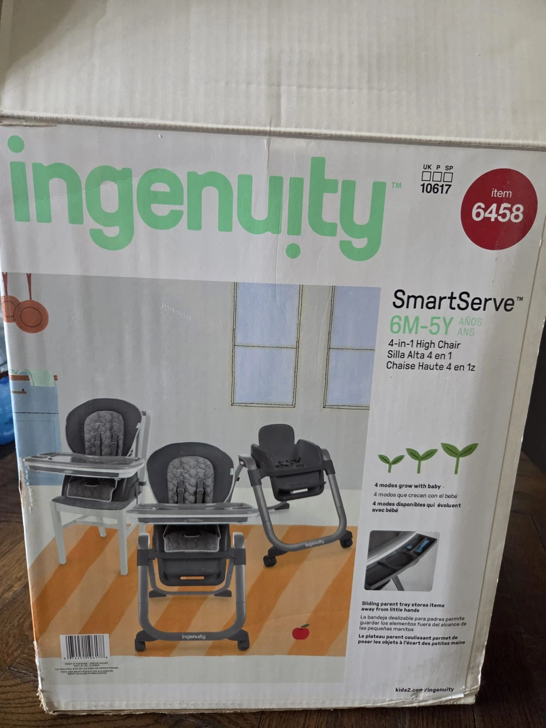 Ingenuity SmartServe 4-in-1 High Chair