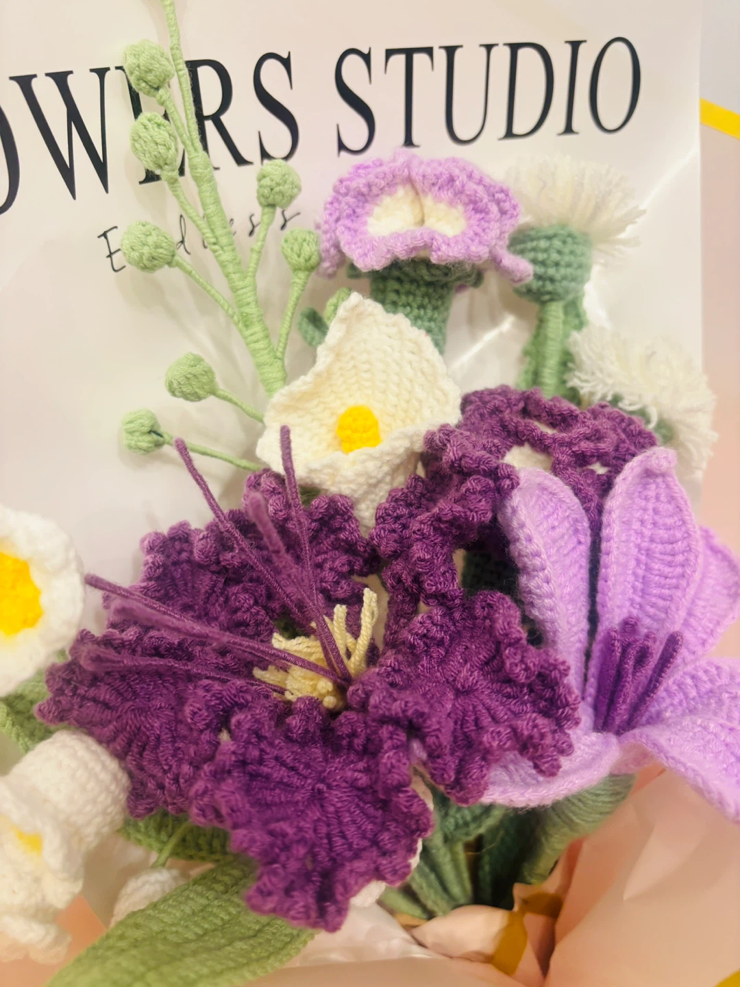 Handmade Crochet Flower Bouquet - photo 3