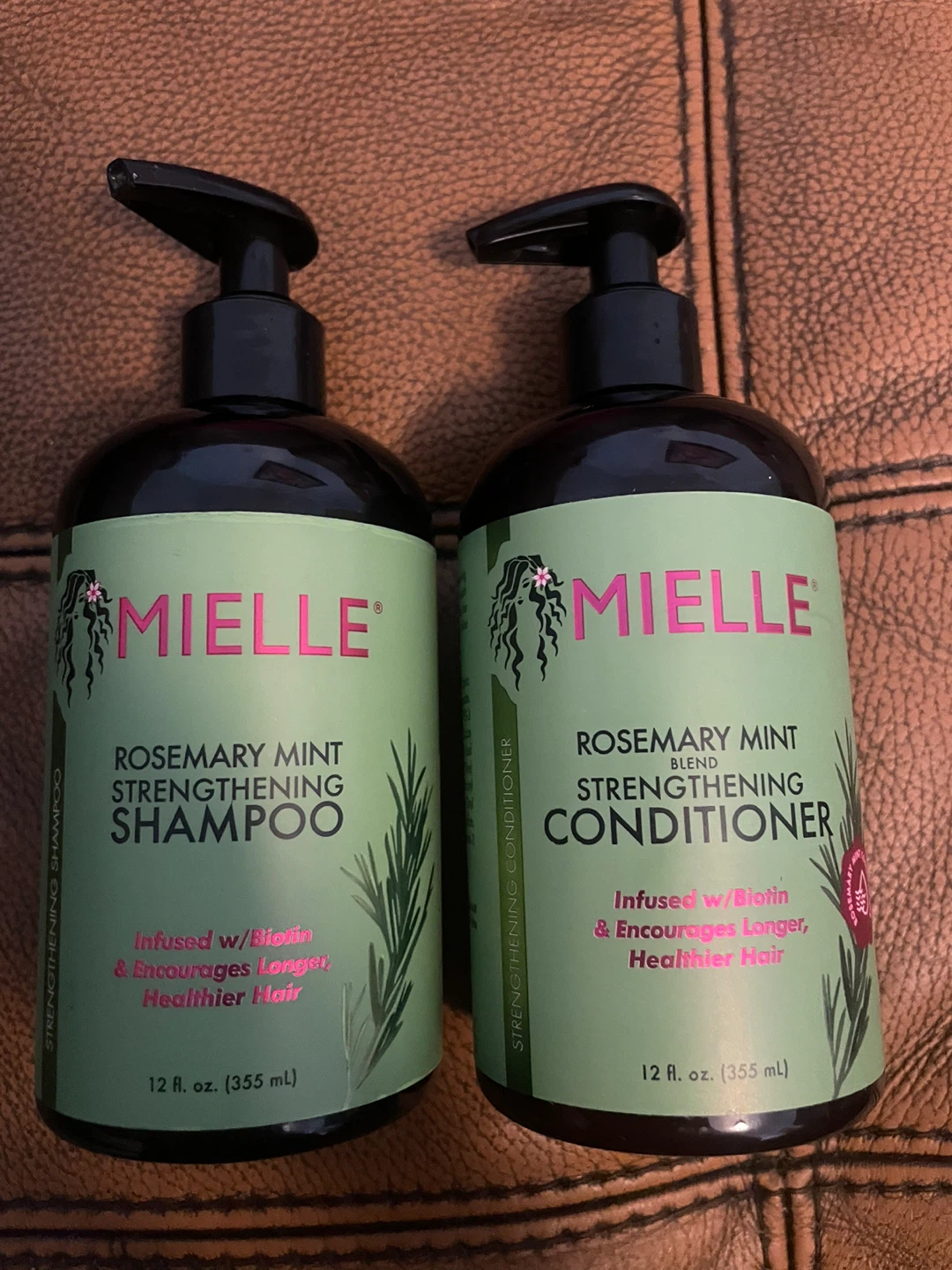 Mielle Rosemary Mint Strengthening Shampoo and conditioner 355ml