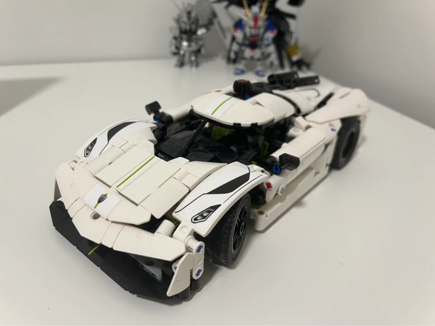 LEGO Technic White Sports Car Model
