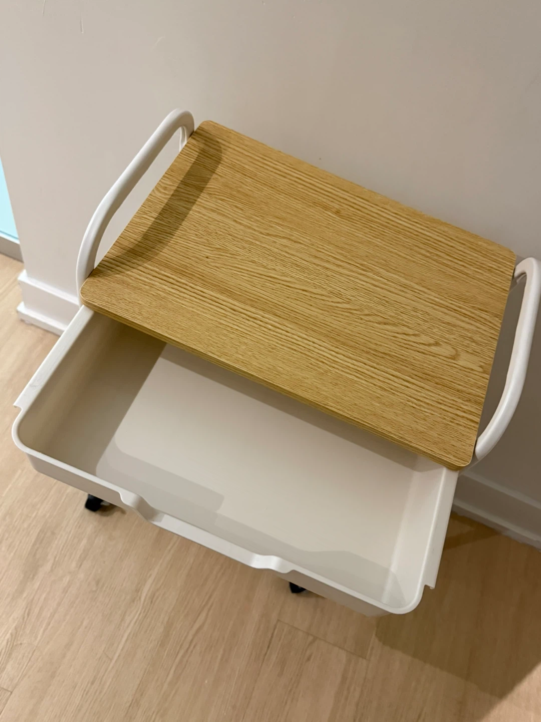 TOOLF 3-Tier Utility Rolling Cart with Drawer - photo 4
