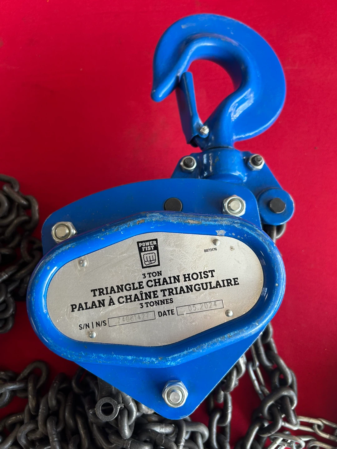 Power Fist 3 Ton Triangle Chain Hoist - photo 2
